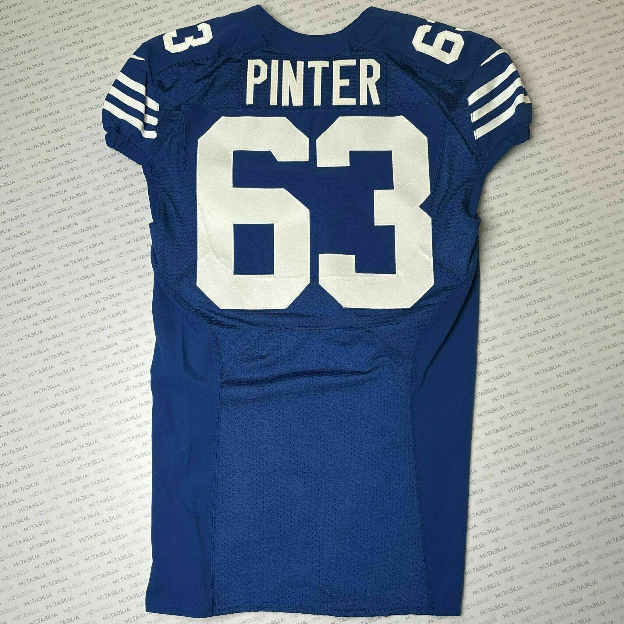 #63 Danny Pinter Team-Issued Blue Jersey