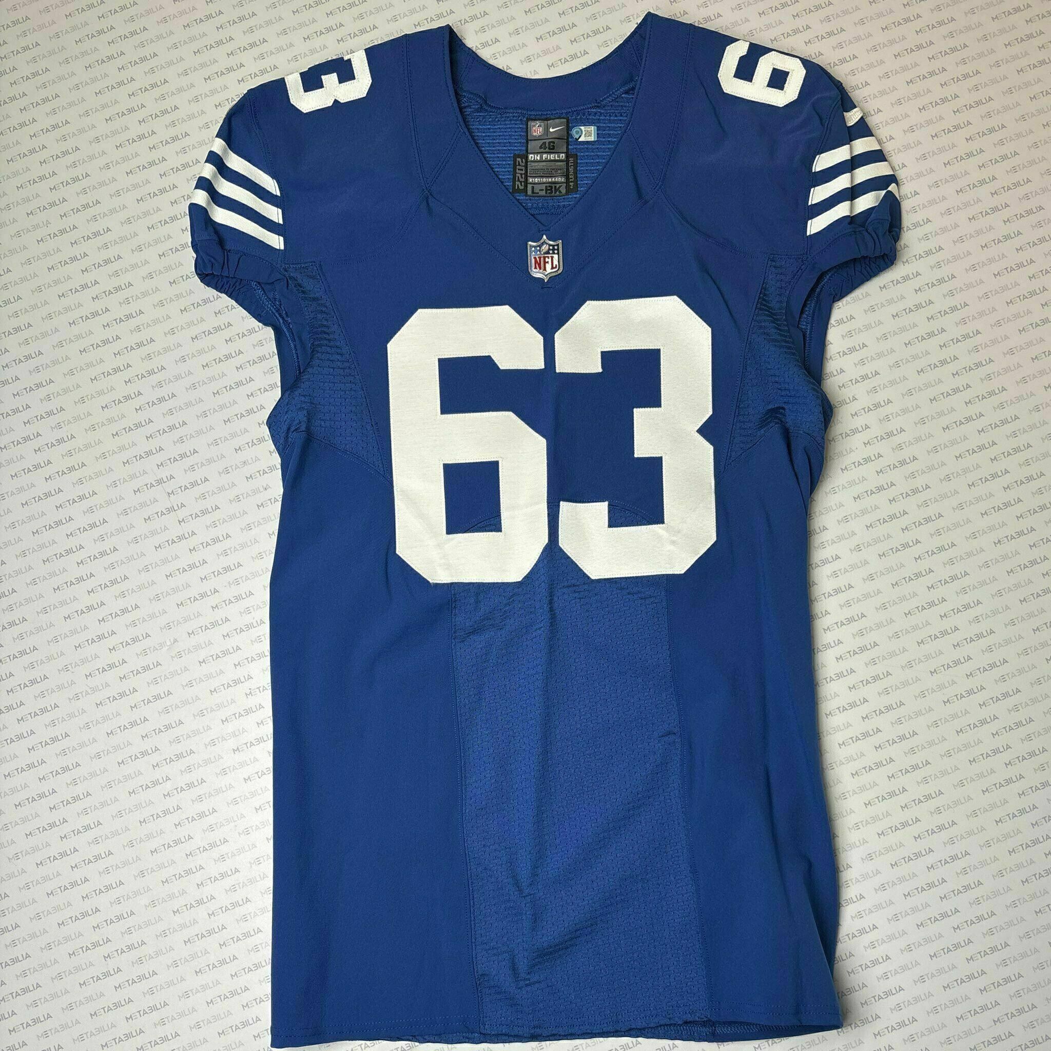 #63 Danny Pinter Team-Issued Blue Jersey
