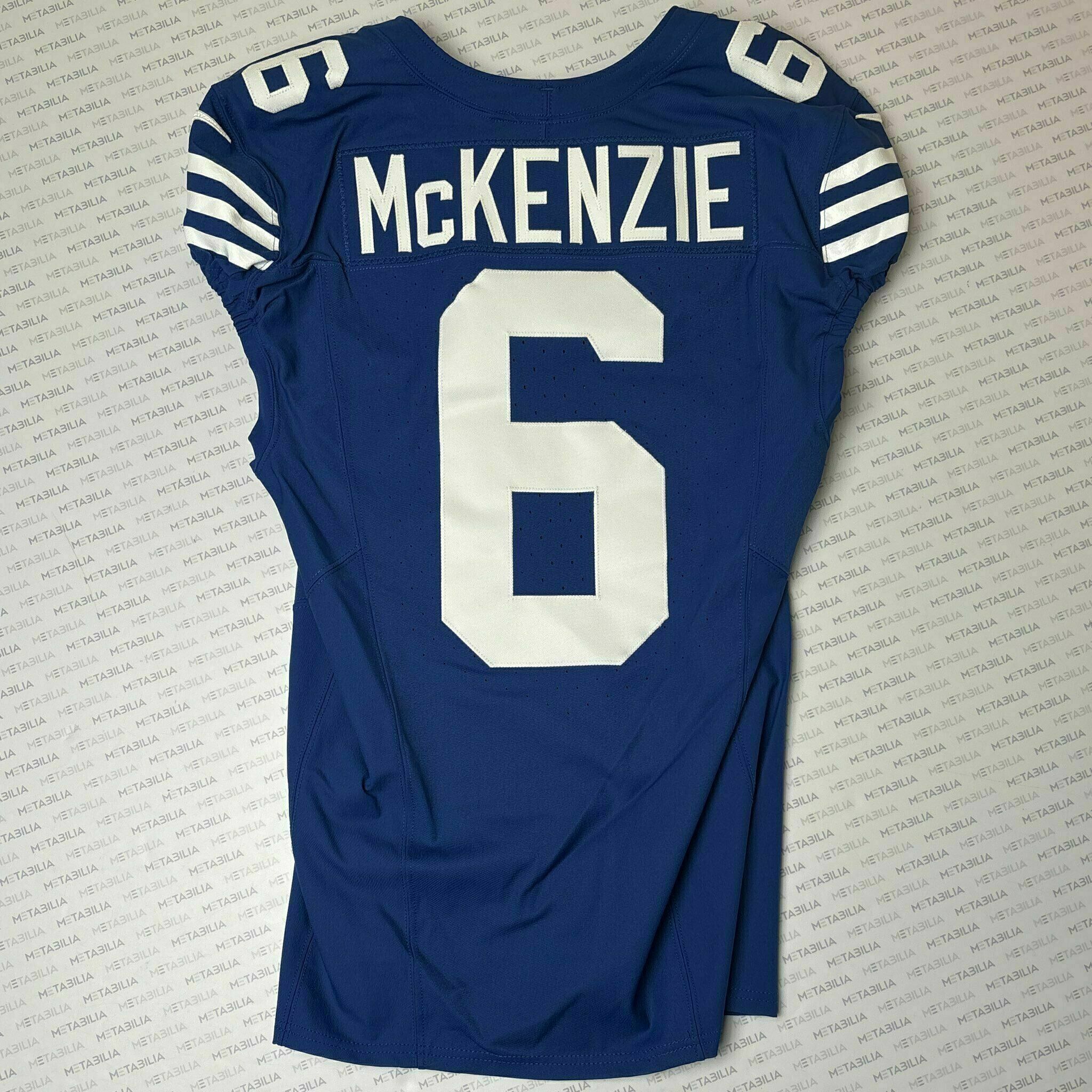 #6 Isaiah McKenzie Team-Issued Blue Jersey