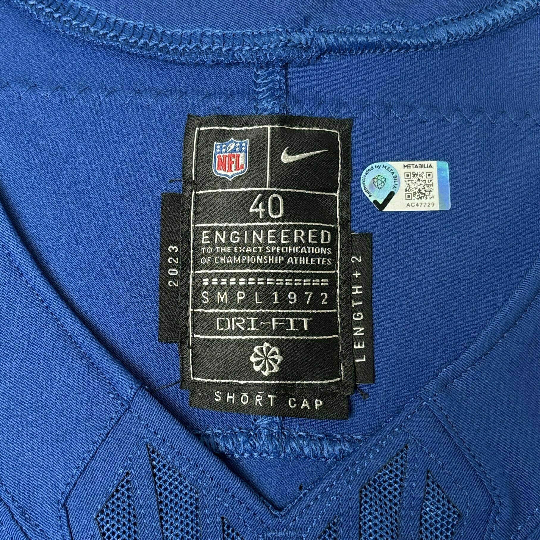 #34 Scott Team-Issued Blue Jersey