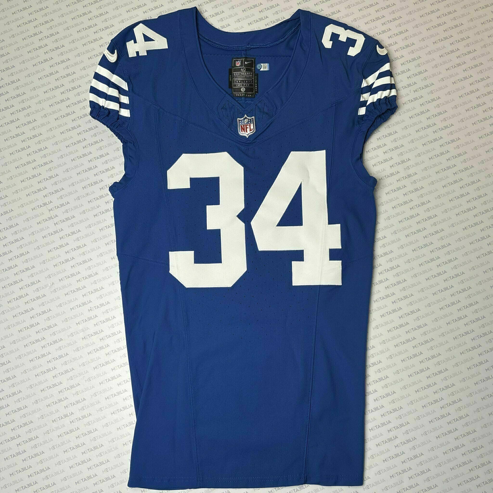 #34 Scott Team-Issued Blue Jersey