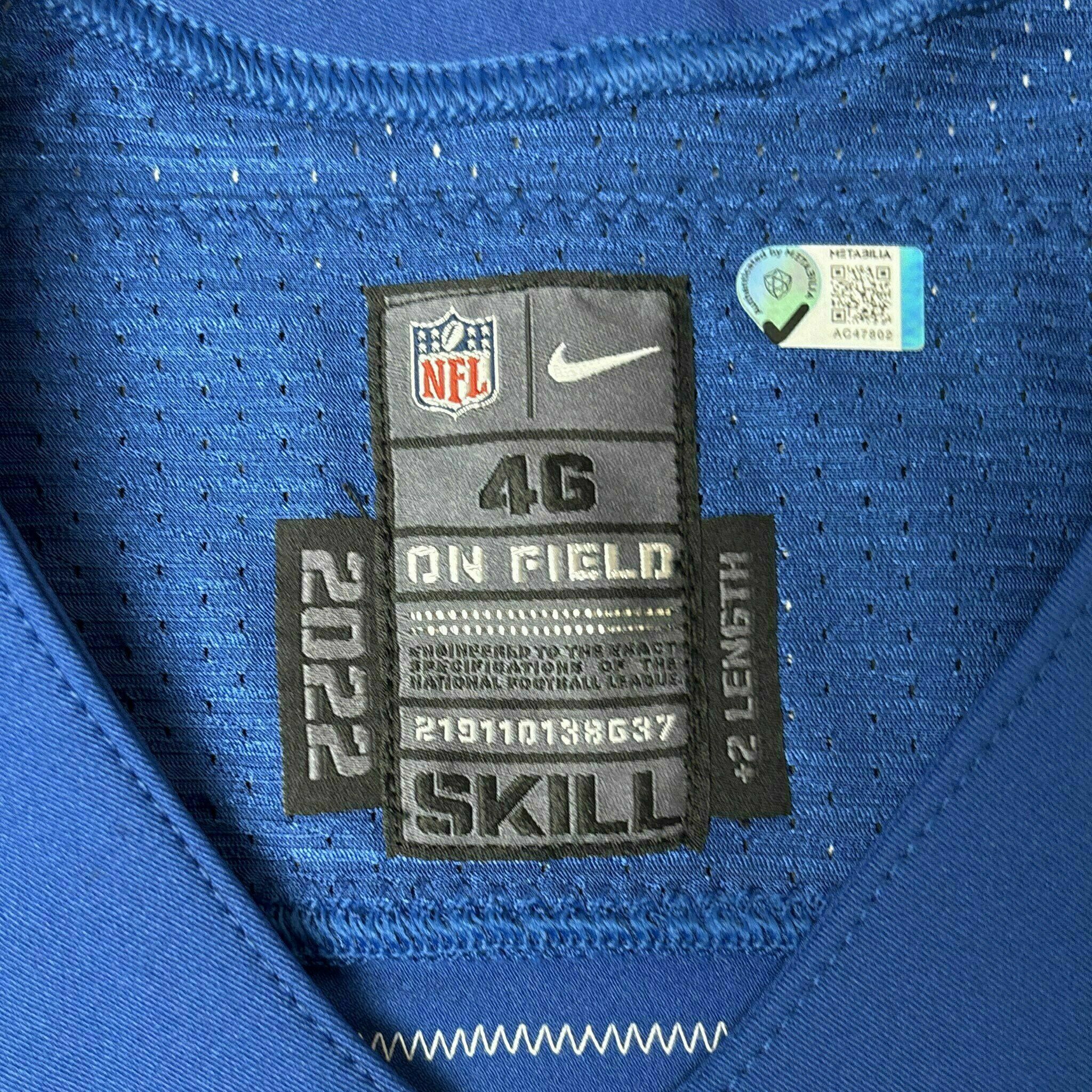#9 Nick Foles Team-Issued QB Blue Jersey