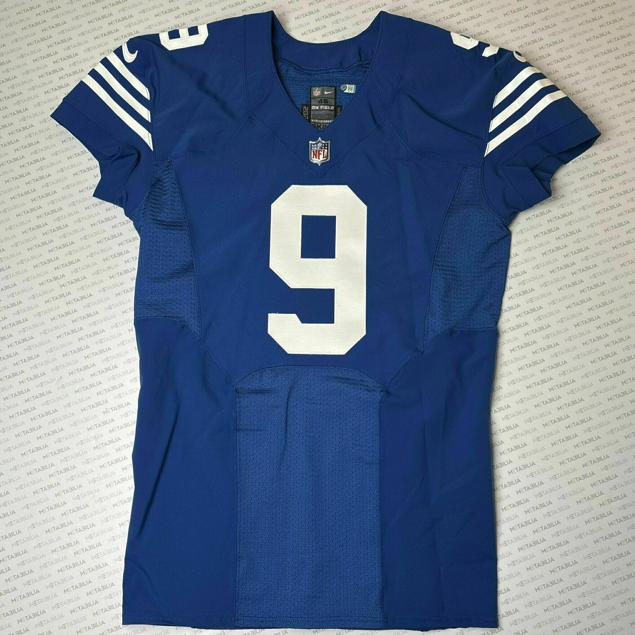 #9 Nick Foles Team-Issued QB Blue Jersey