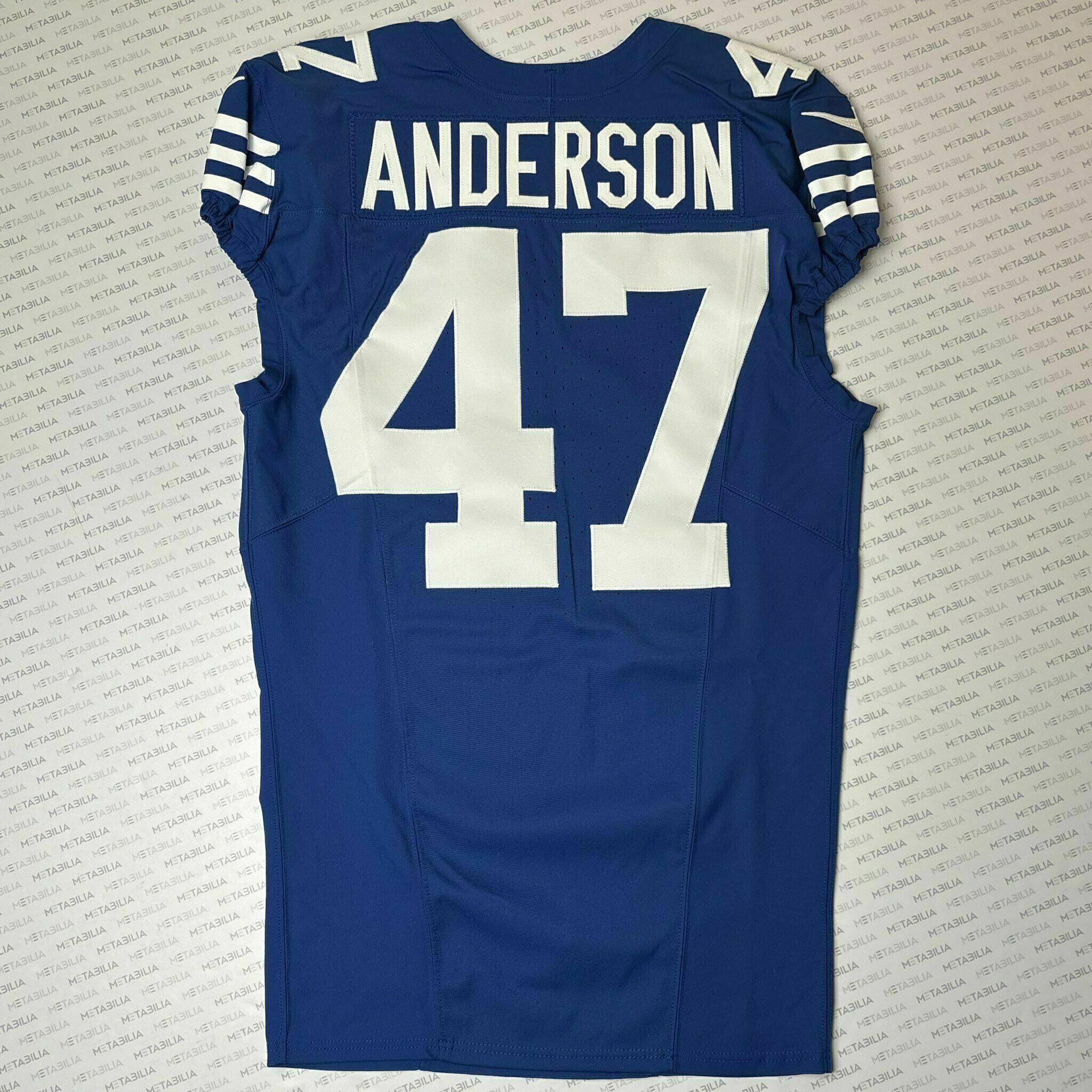 #47 Liam Anderson Team-Issued Blue Jersey