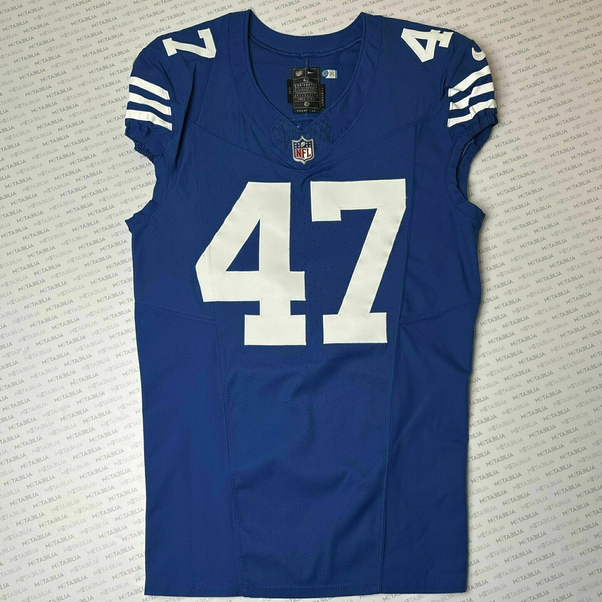 #47 Liam Anderson Team-Issued Blue Jersey