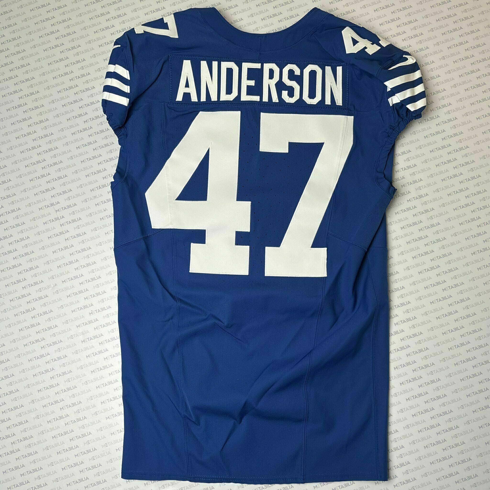#47 Liam Anderson Team-Issued Blue Jersey