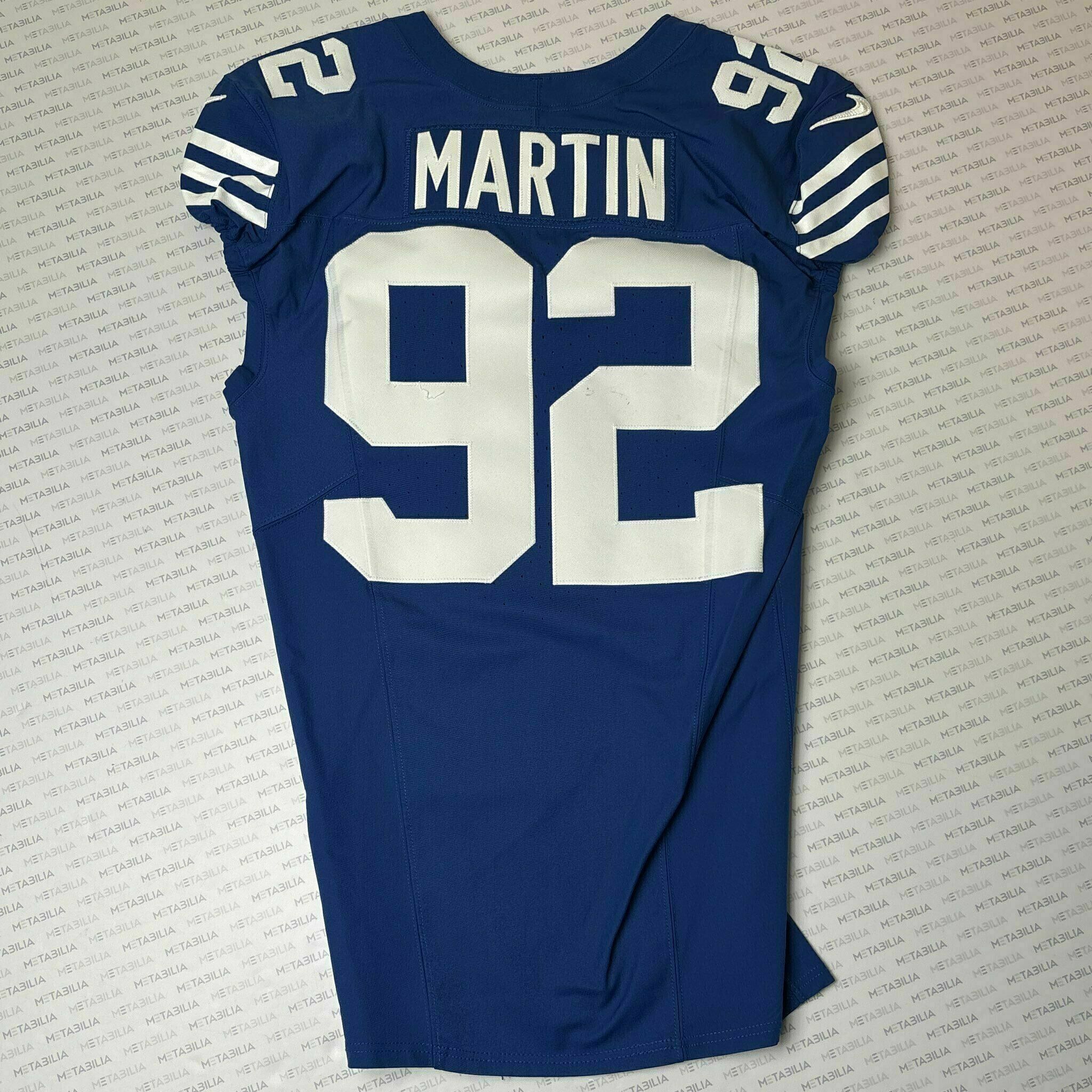 #92 Jacob Martin Team-Issued Blue Jersey
