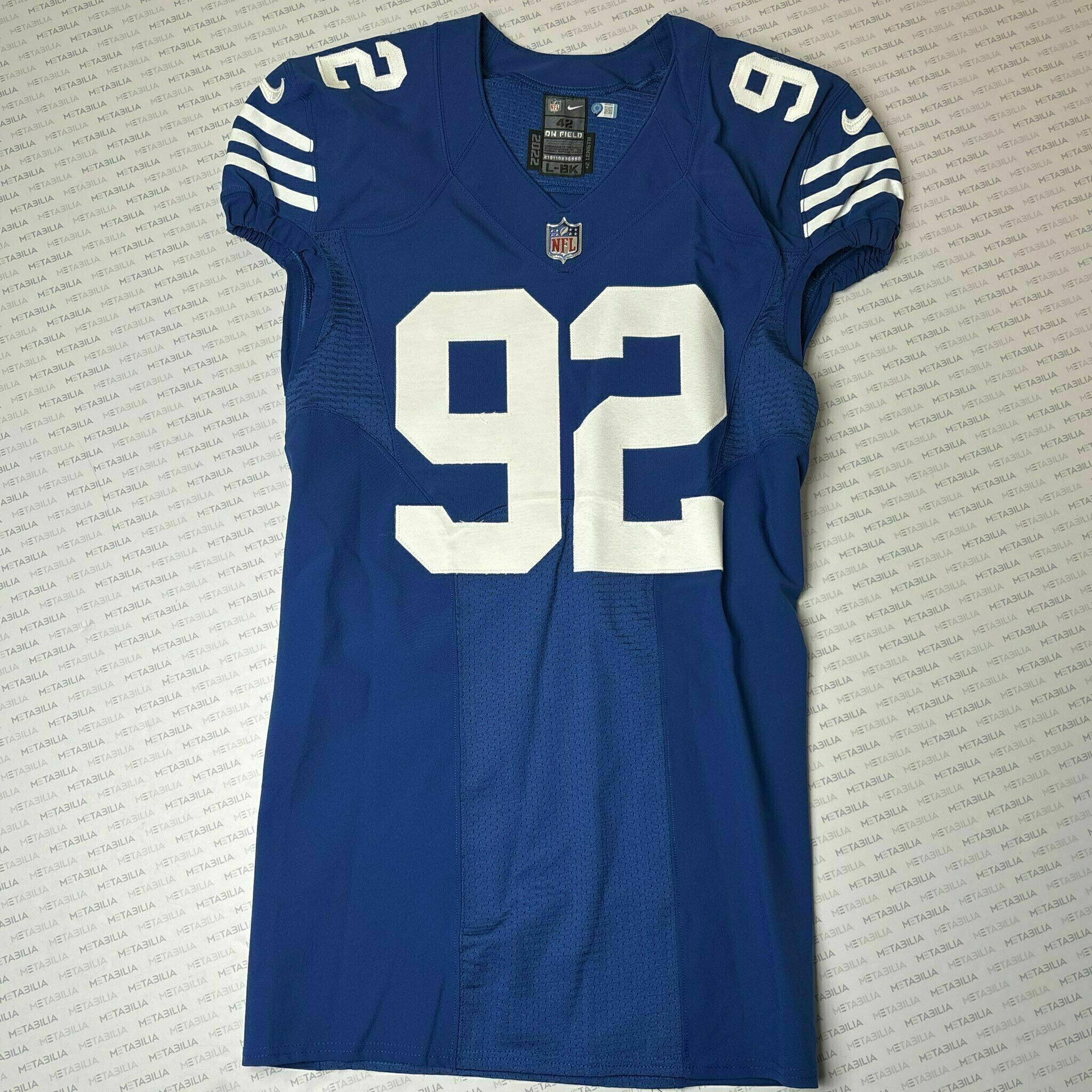 #92 Jacob Martin Team-Issued Blue Jersey