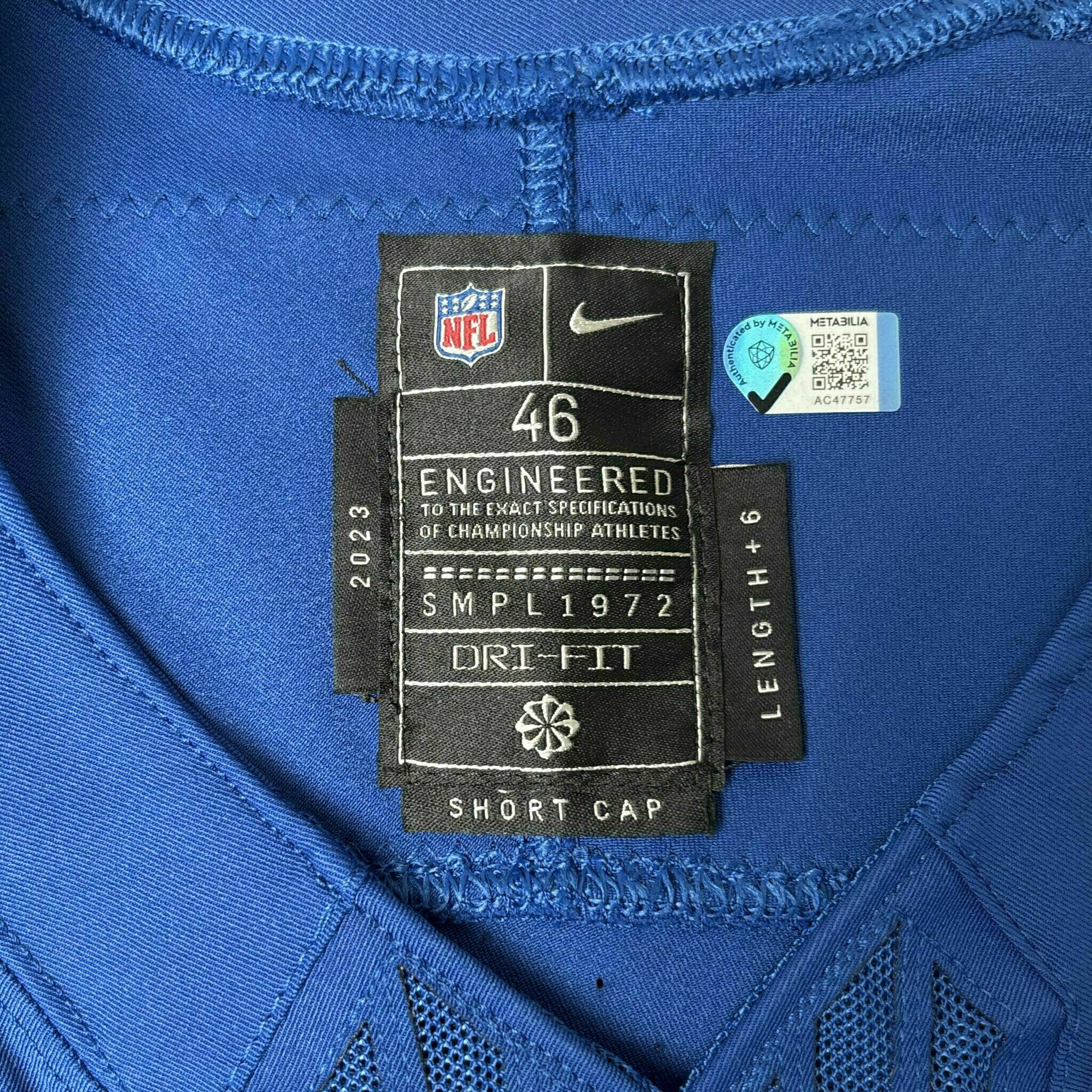 #69 Jared Veldheer Team-Issued Blue Jersey
