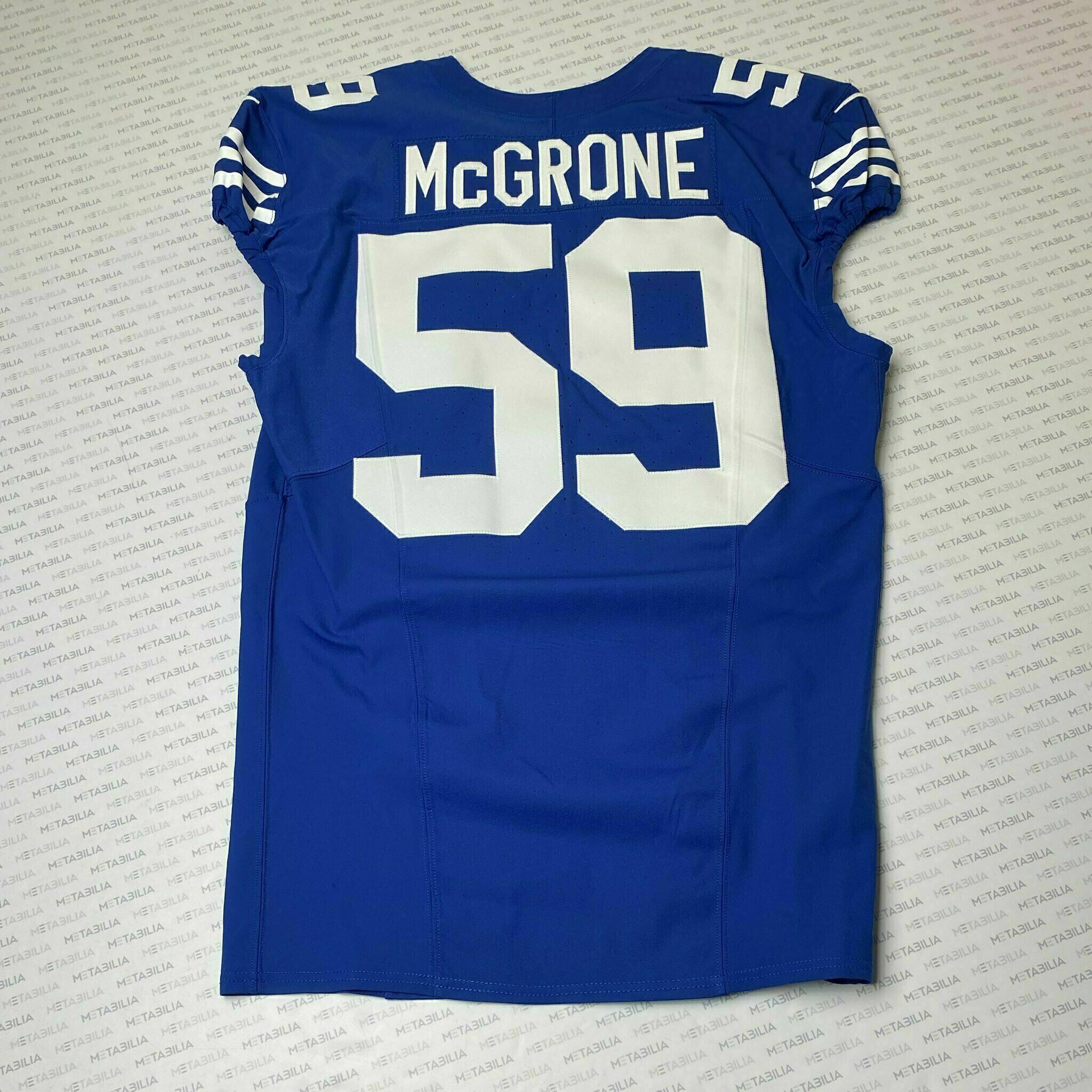 #59 Cameron McGrone Team-Issued Blue Jersey
