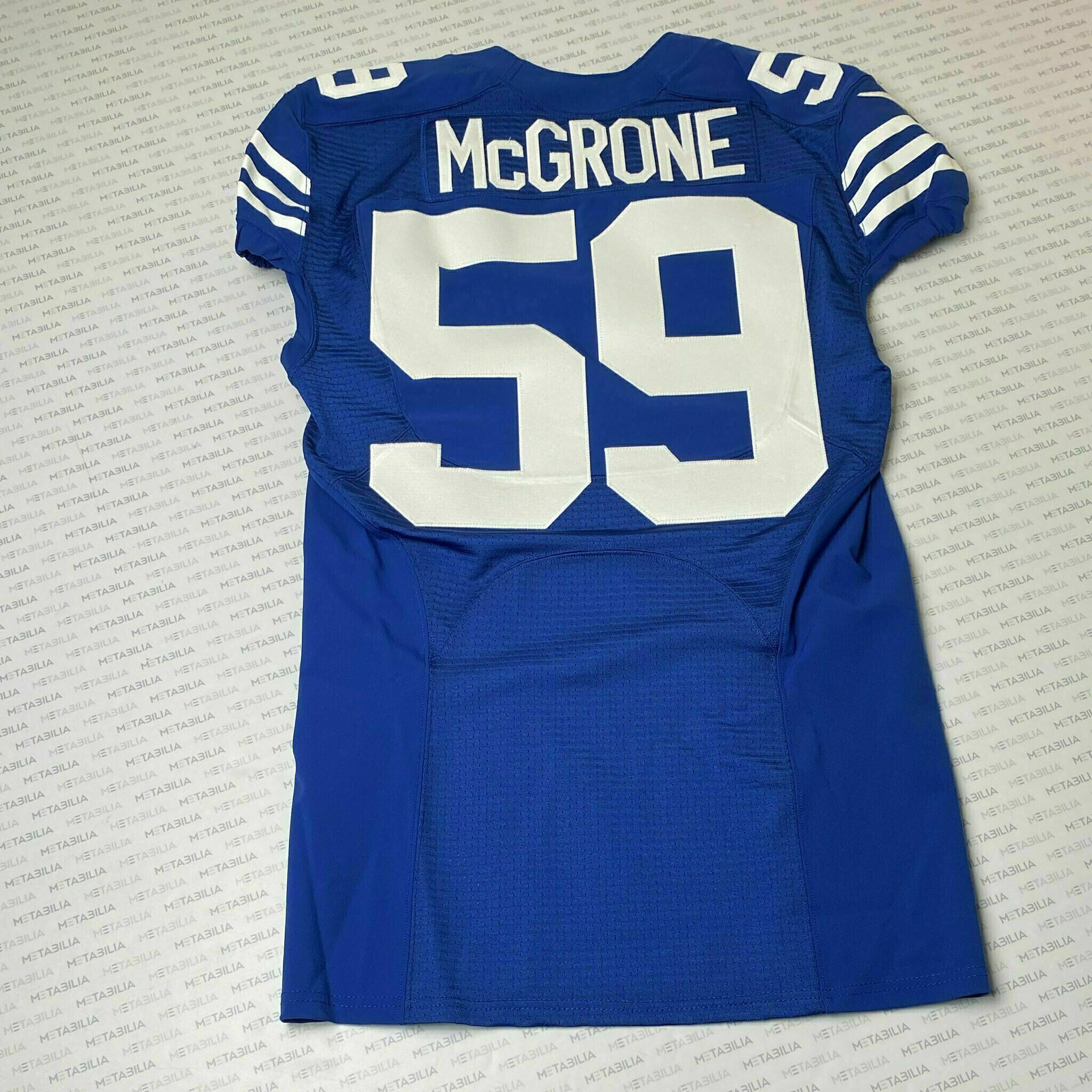 #59 Cameron McGrone Team-Issued Blue Jersey
