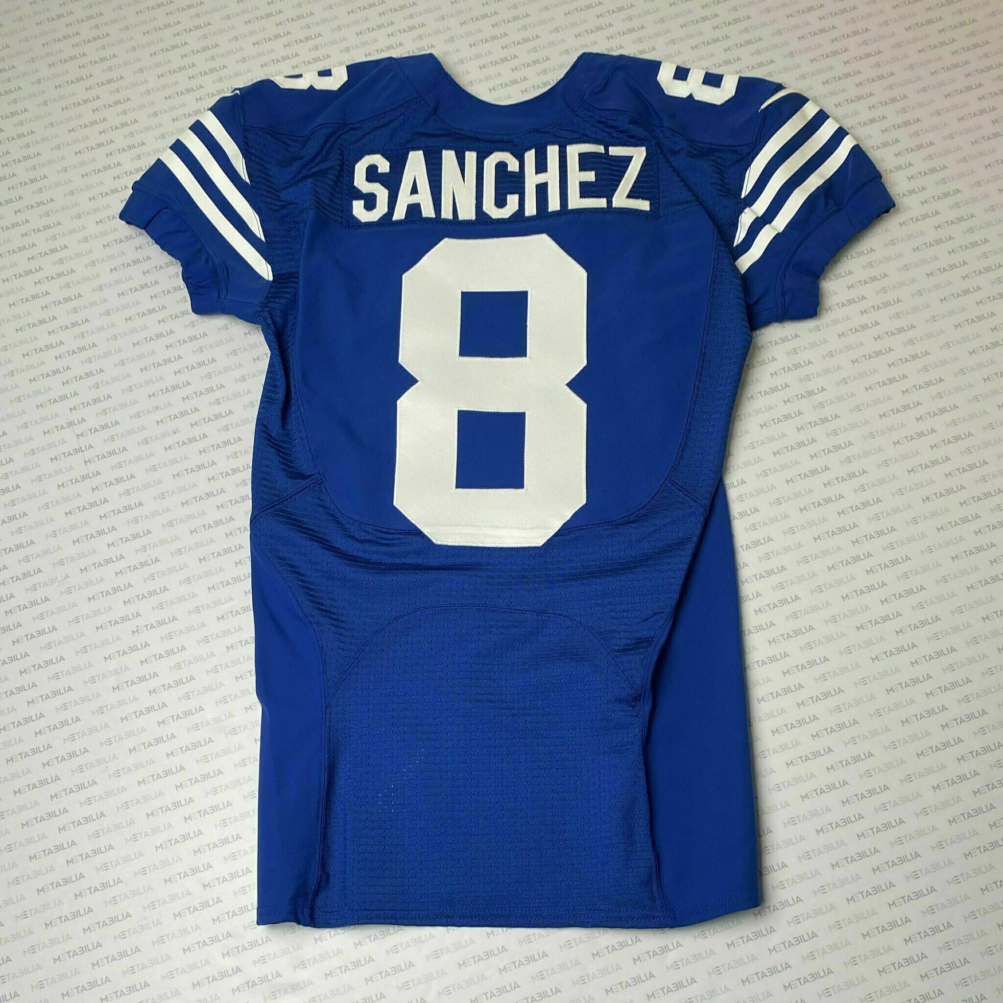 #8 Rigoberto Sanchez Team-Issued Blue Jersey