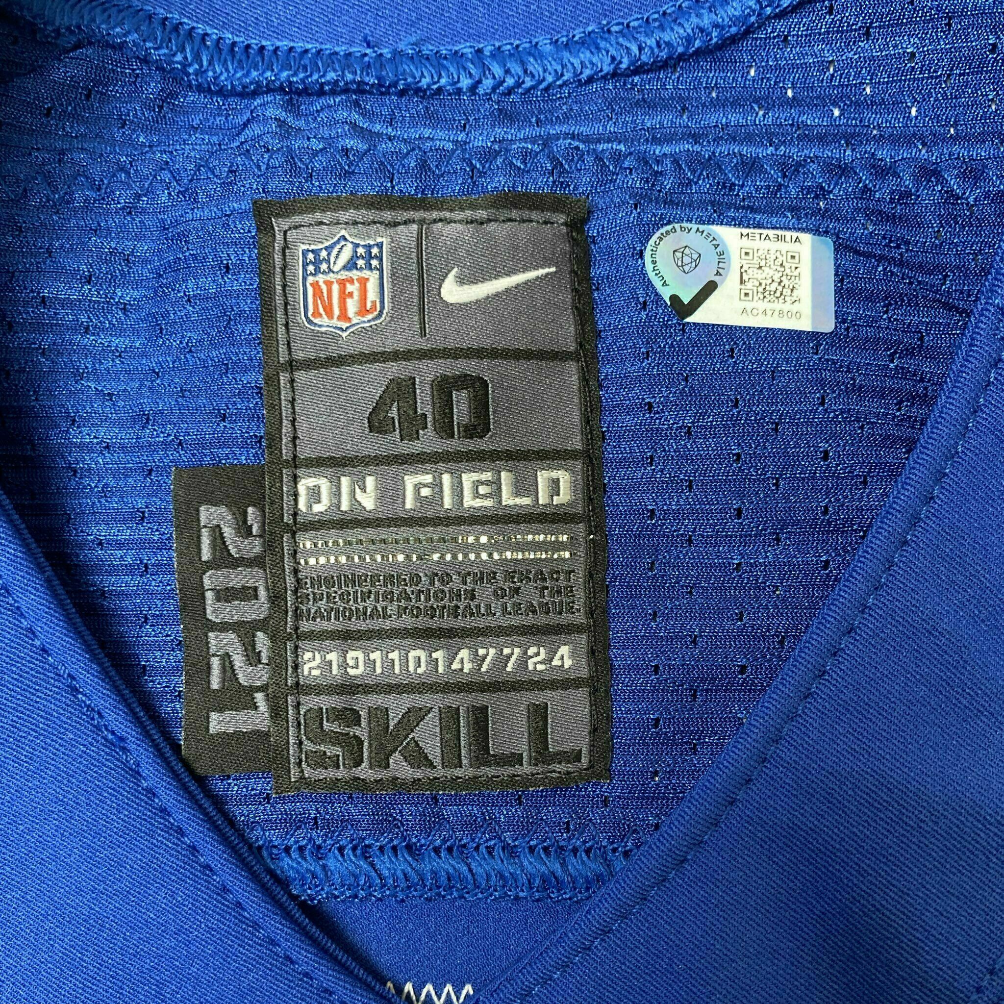 #8 Rigoberto Sanchez Team-Issued Blue Jersey