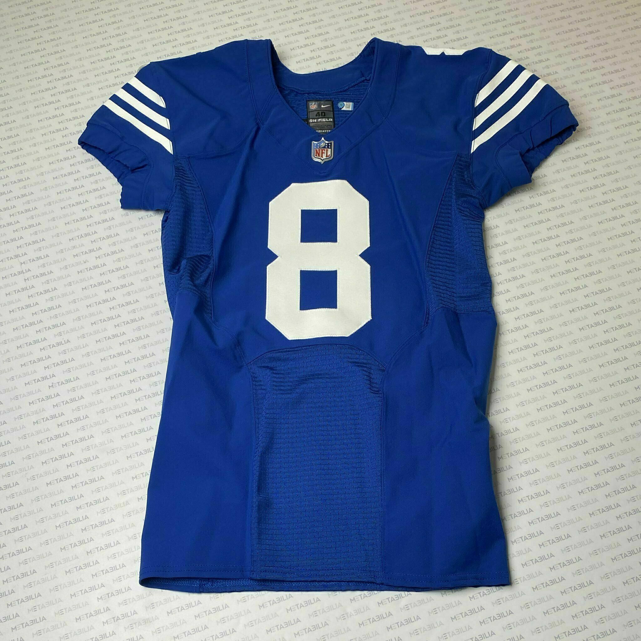 #8 Rigoberto Sanchez Team-Issued Blue Jersey