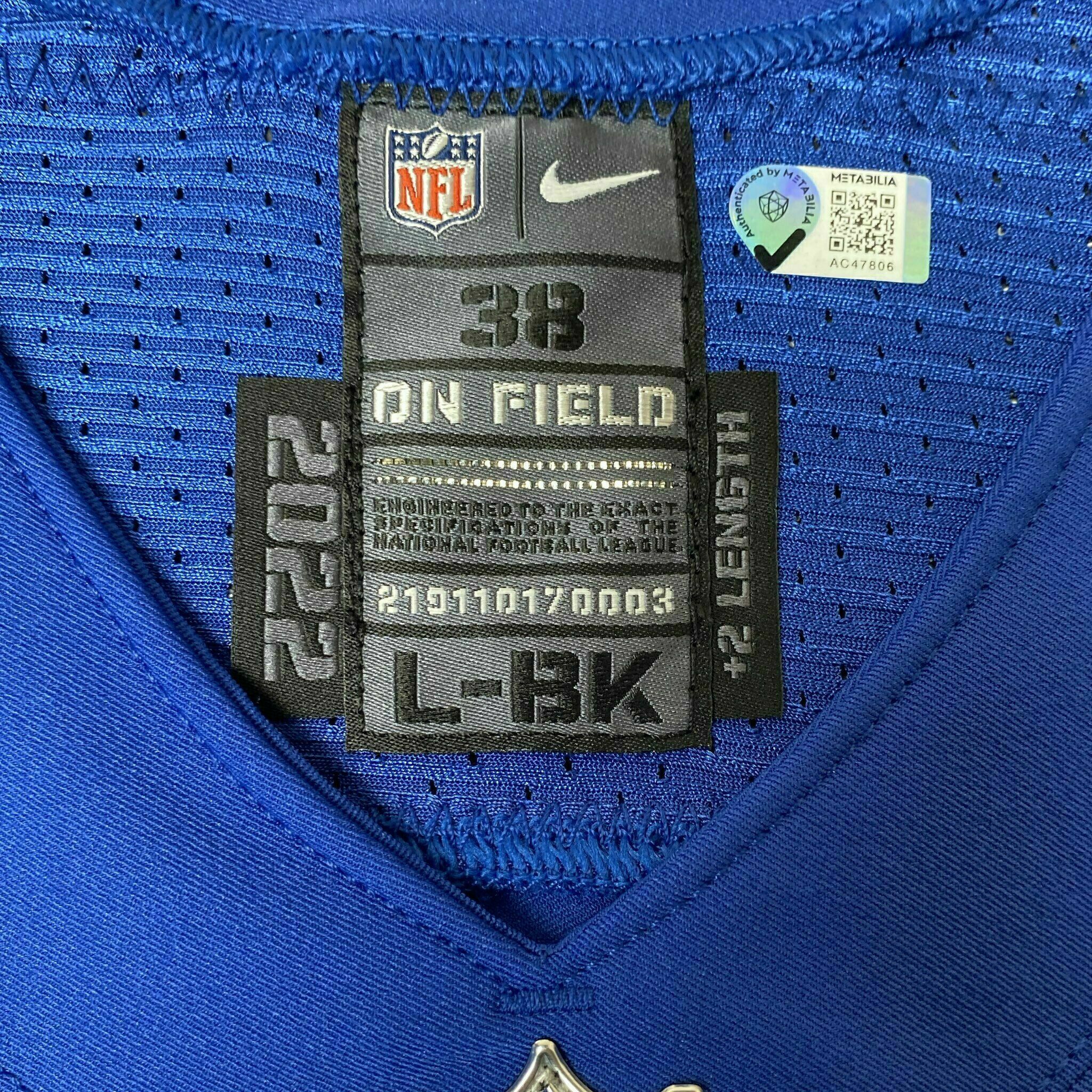 #30 Phillip Lindsay Team-Issued Blue Jersey