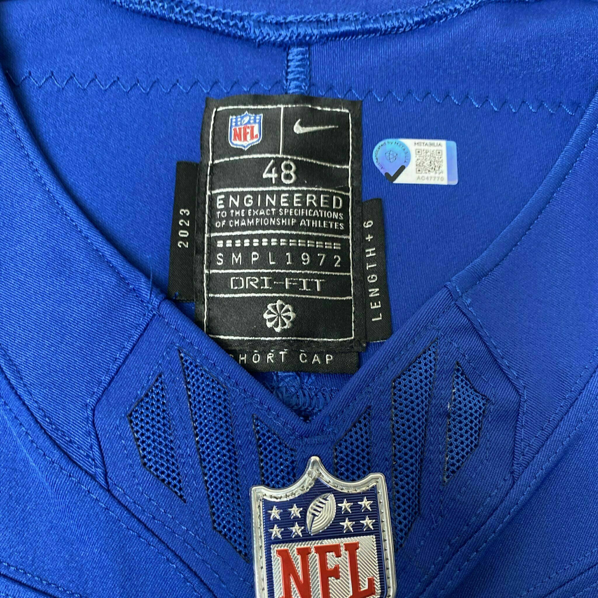 #62 Wesley French Team-Issued Blue Jersey
