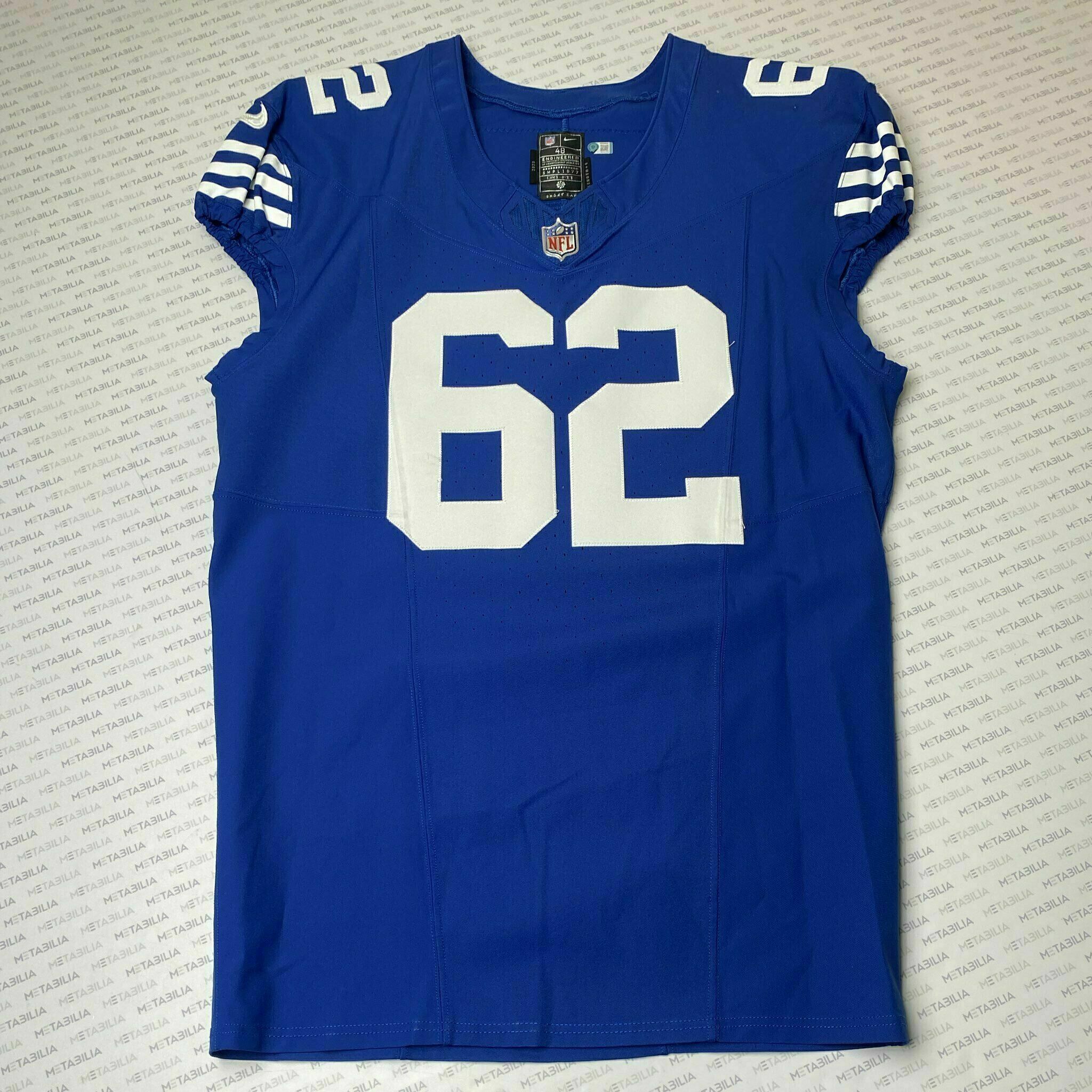 #62 Wesley French Team-Issued Blue Jersey