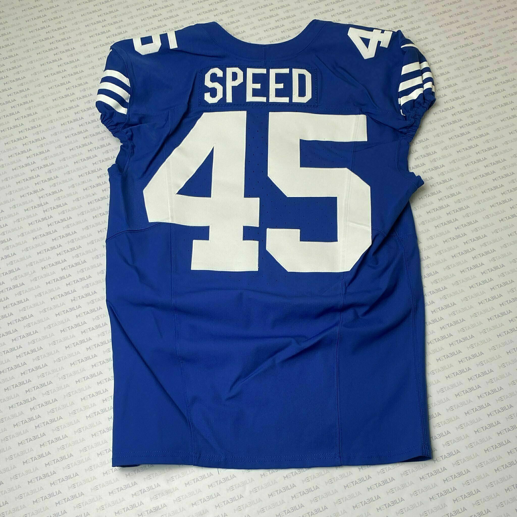 #45 E.J. Speed Team-Issued Blue Jersey
