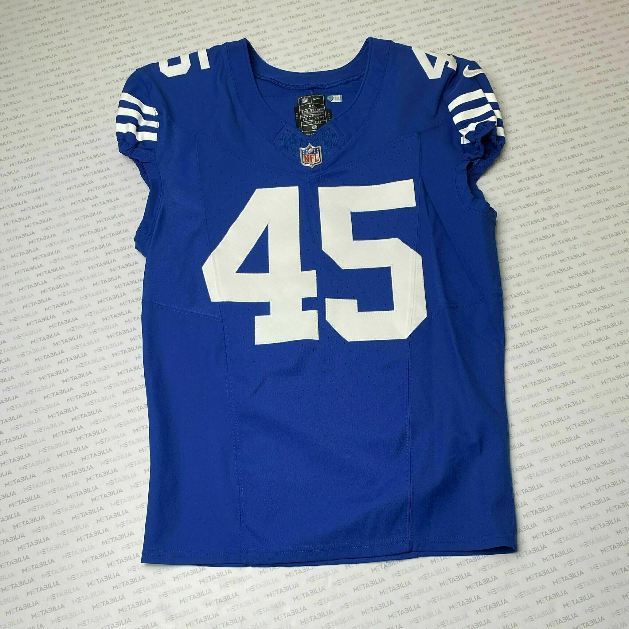 #45 E.J. Speed Team-Issued Blue Jersey