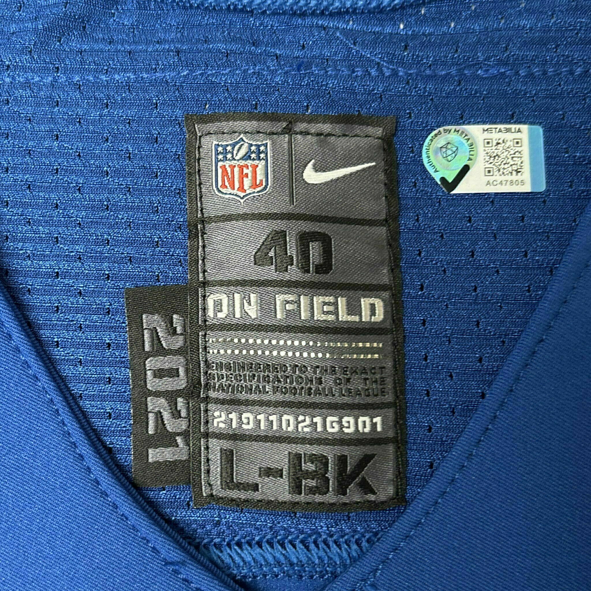 #29 Jordan Wilkins Team-Issued Blue Jersey