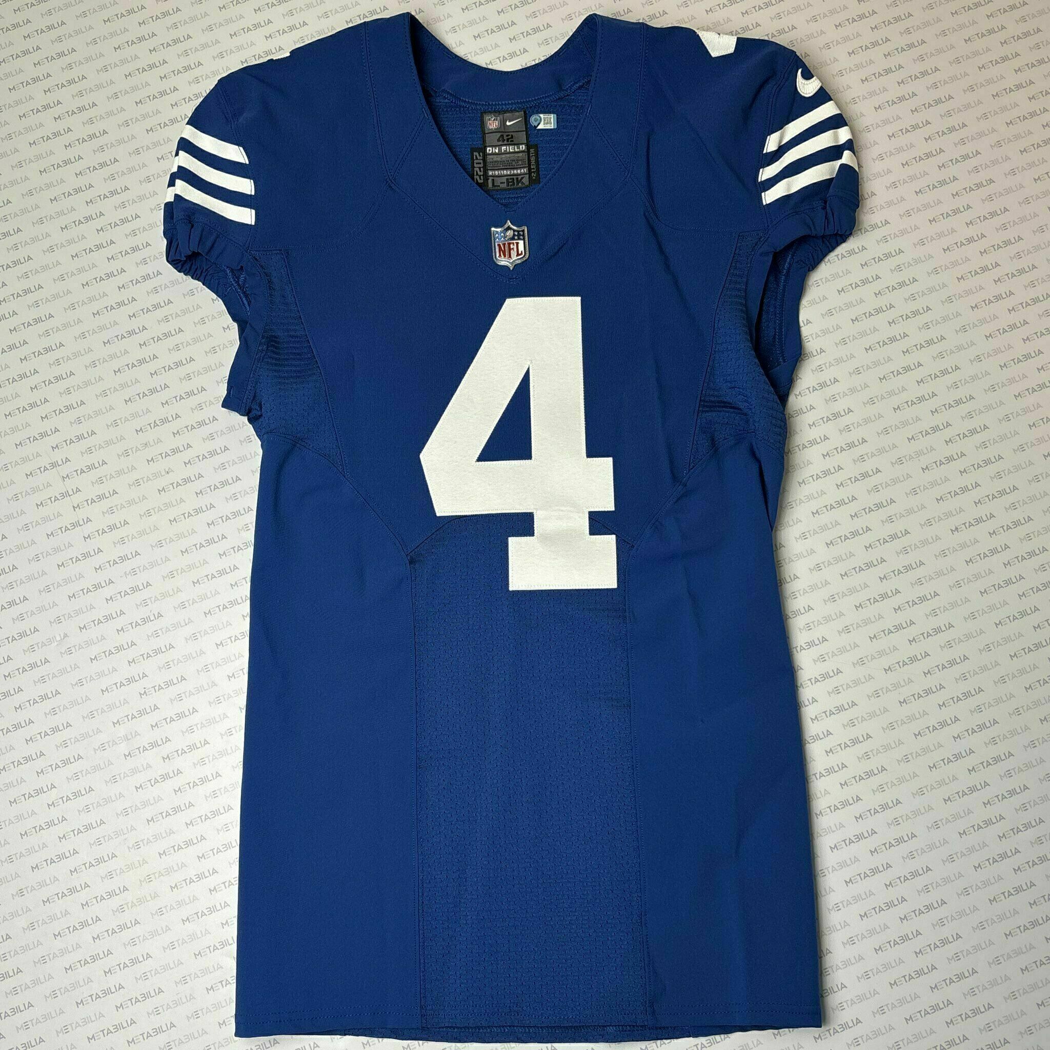 #4 Sam Ehlinger Team-Issued Blue Jersey