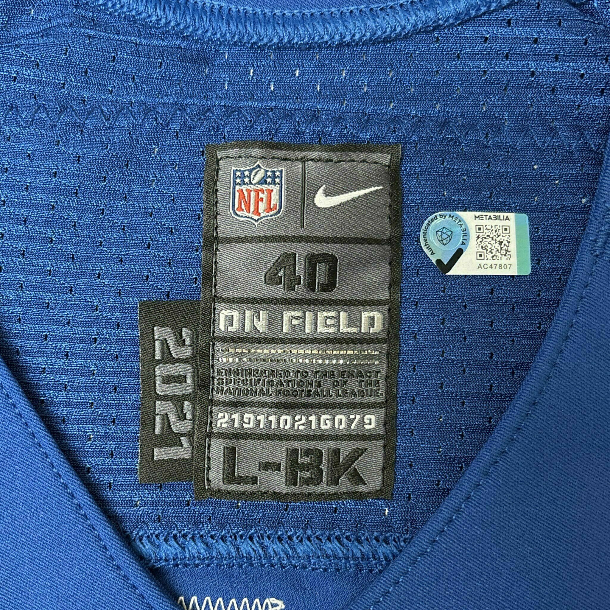 #35 Deon Jackson Team-Issued Blue Jersey