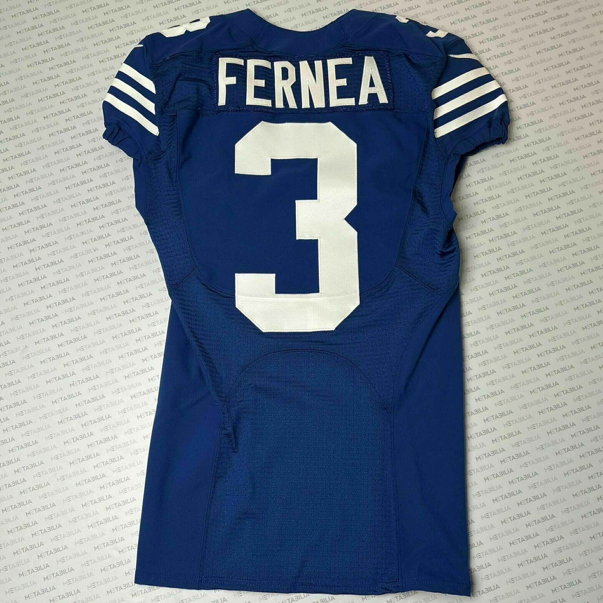 #3 Ethan Fernea Team-Issued Blue Jersey
