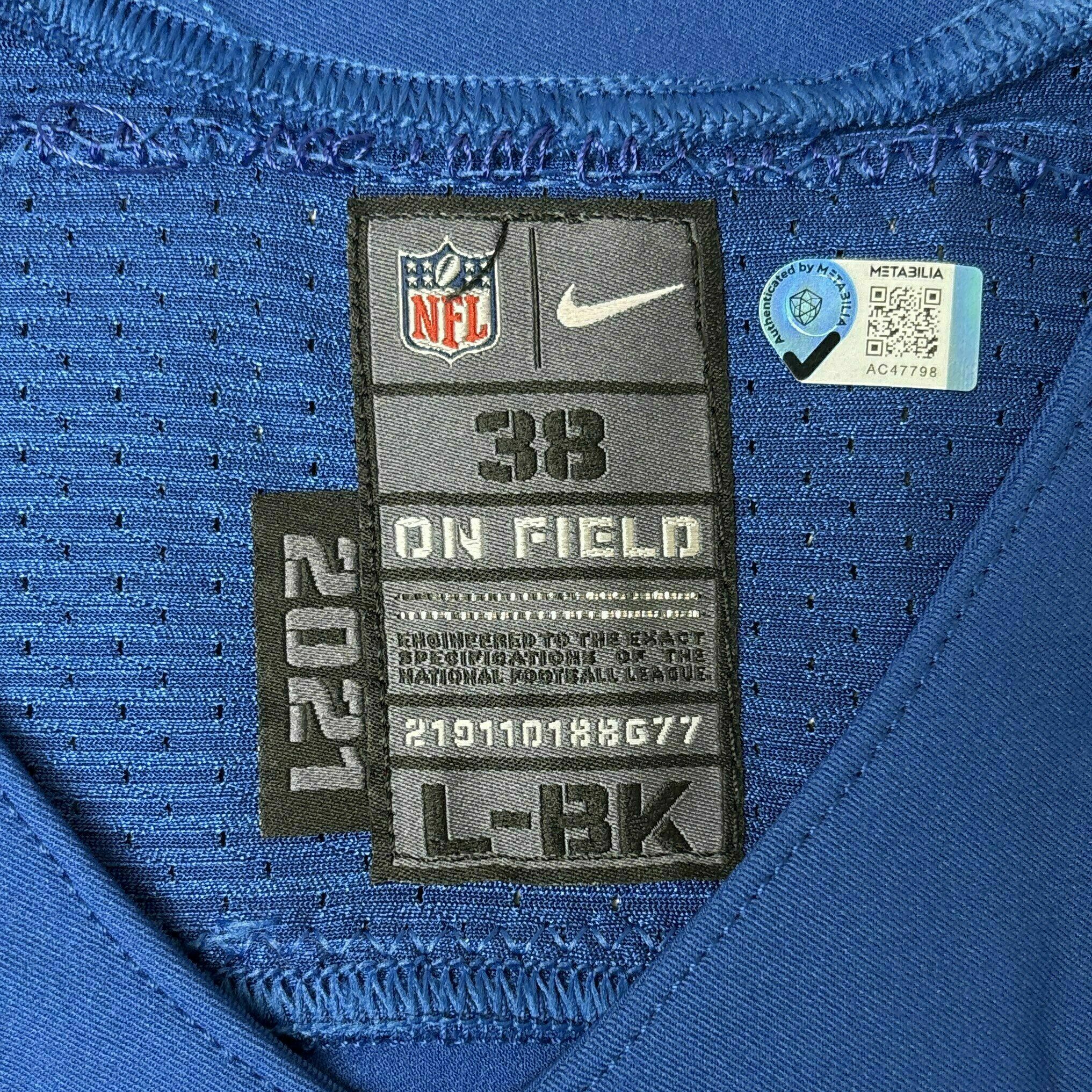 #3 Ethan Fernea Team-Issued Blue Jersey