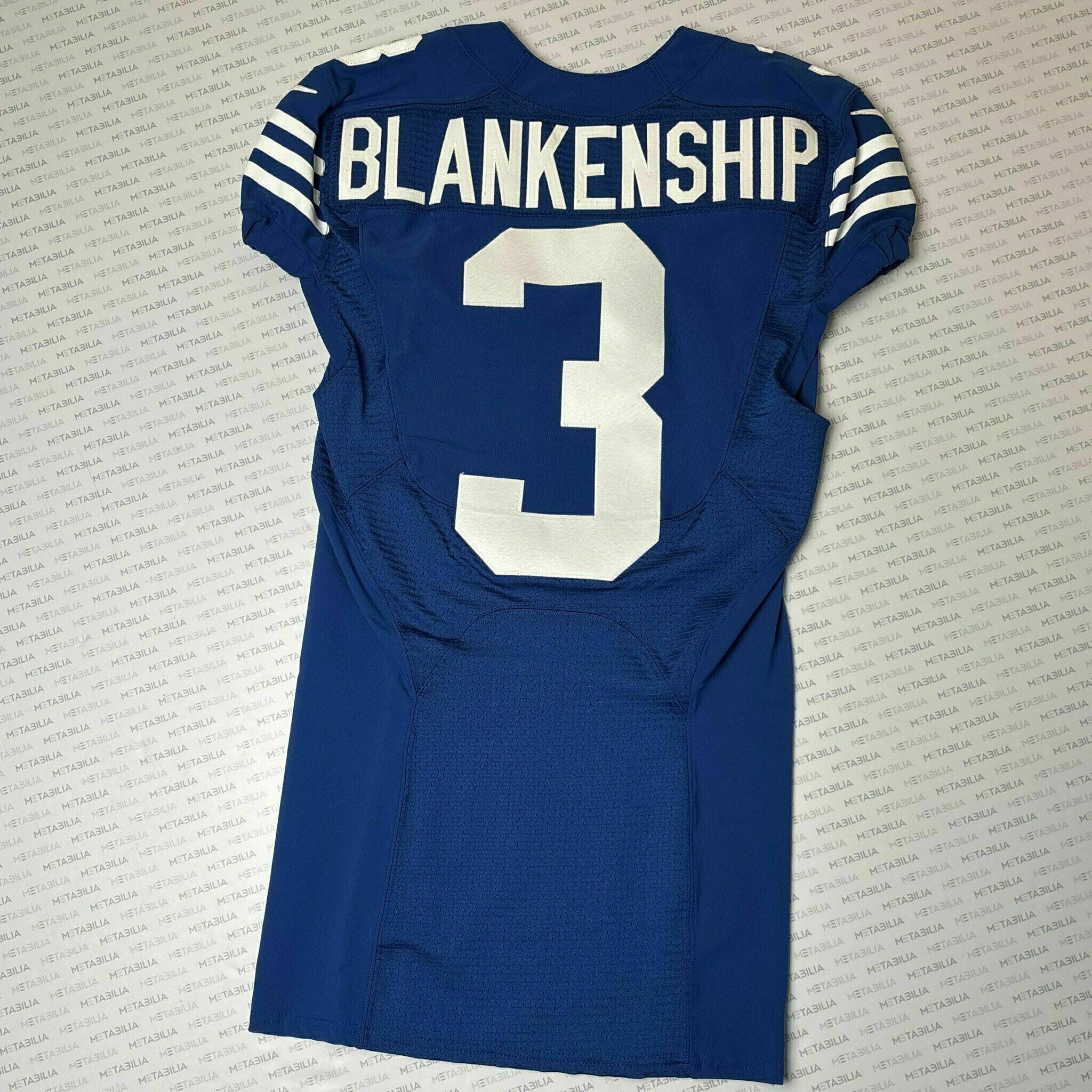 #9 Rodrigo Blankenship Team-Issued Blue Jersey