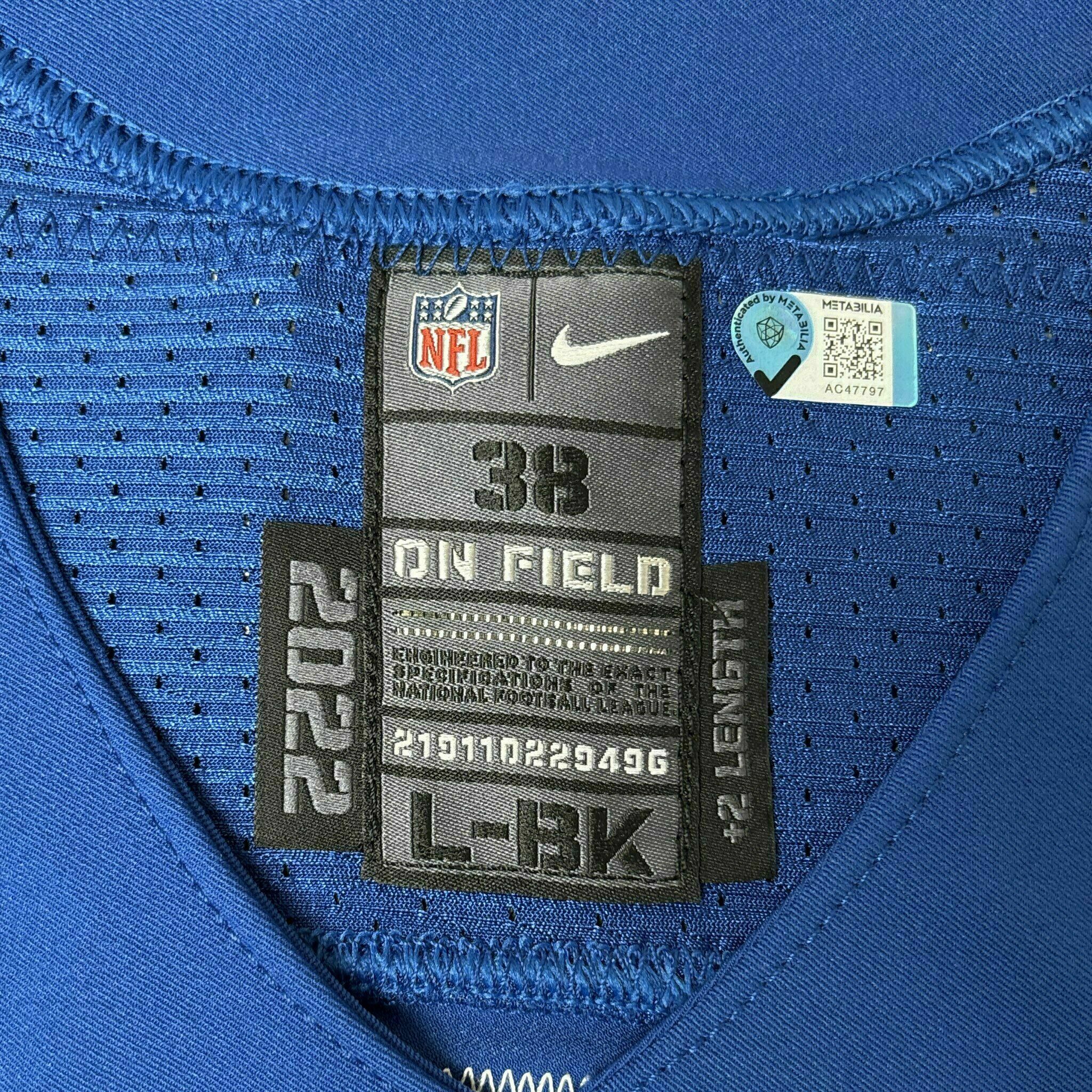 #9 Rodrigo Blankenship Team-Issued Blue Jersey