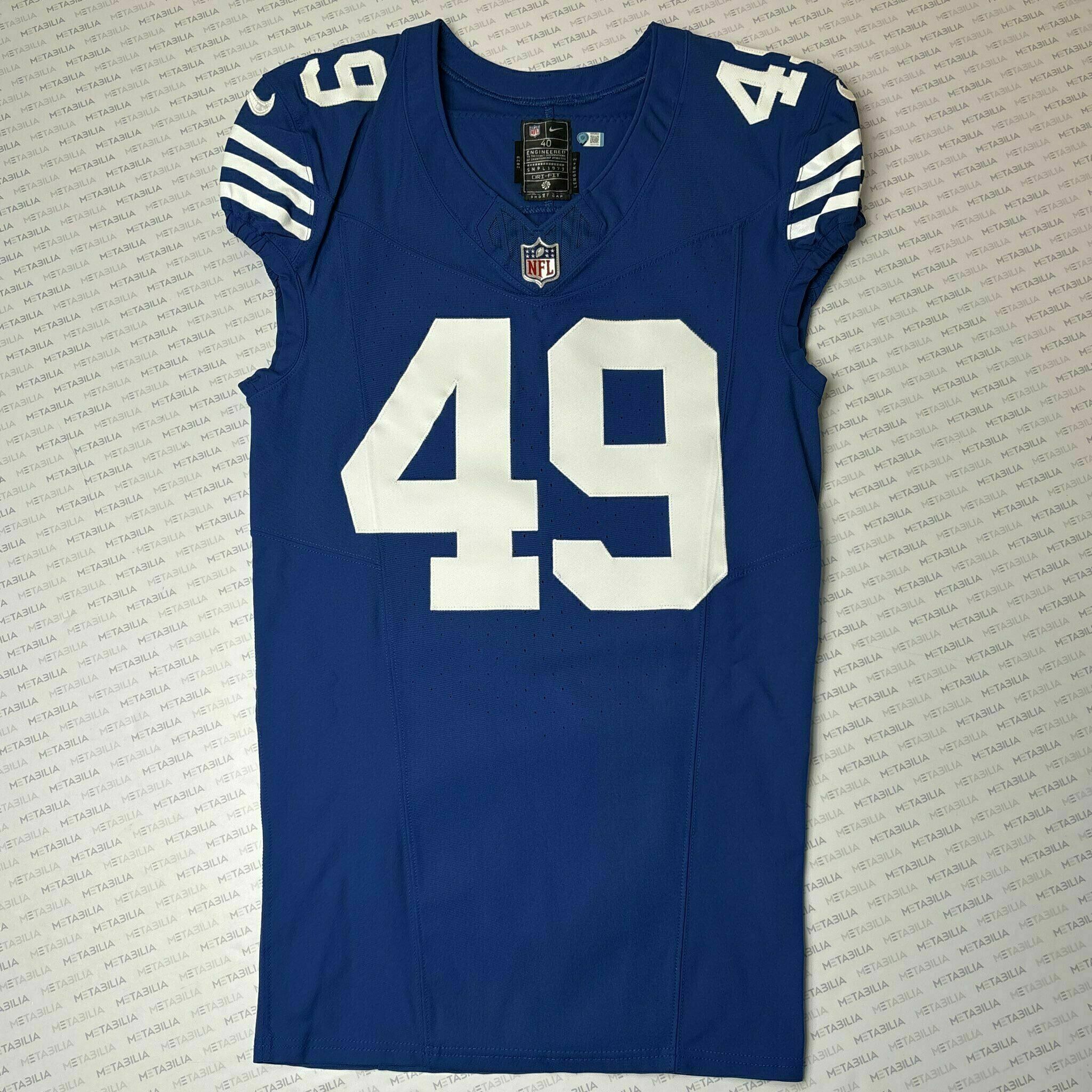 #49 Wilson Team-Issued Blue Jersey