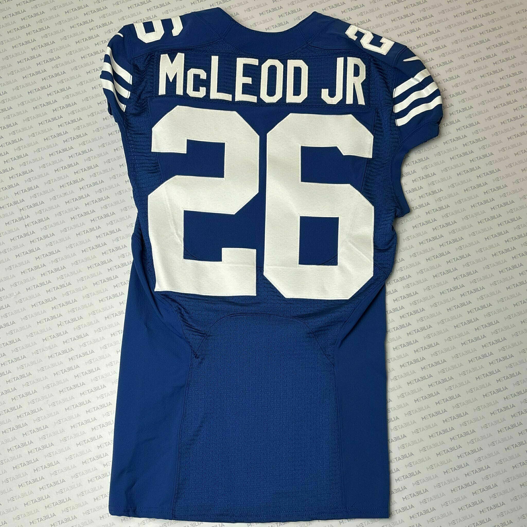 #26 Rodney McLeod Team-Issued Blue Jersey
