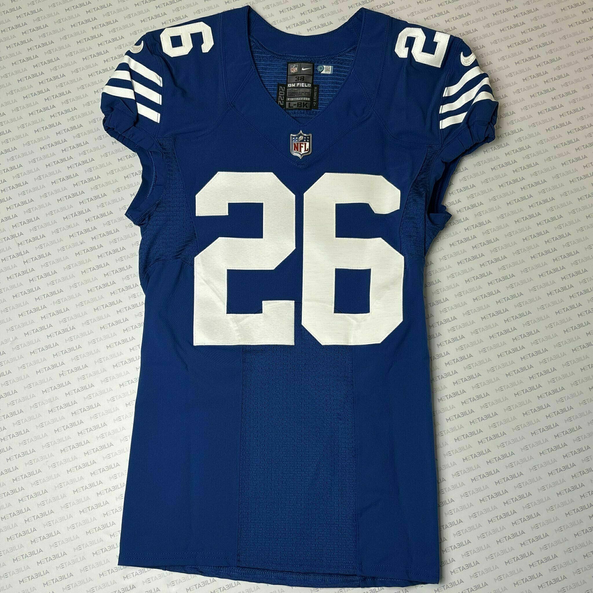 #26 Rodney McLeod Team-Issued Blue Jersey