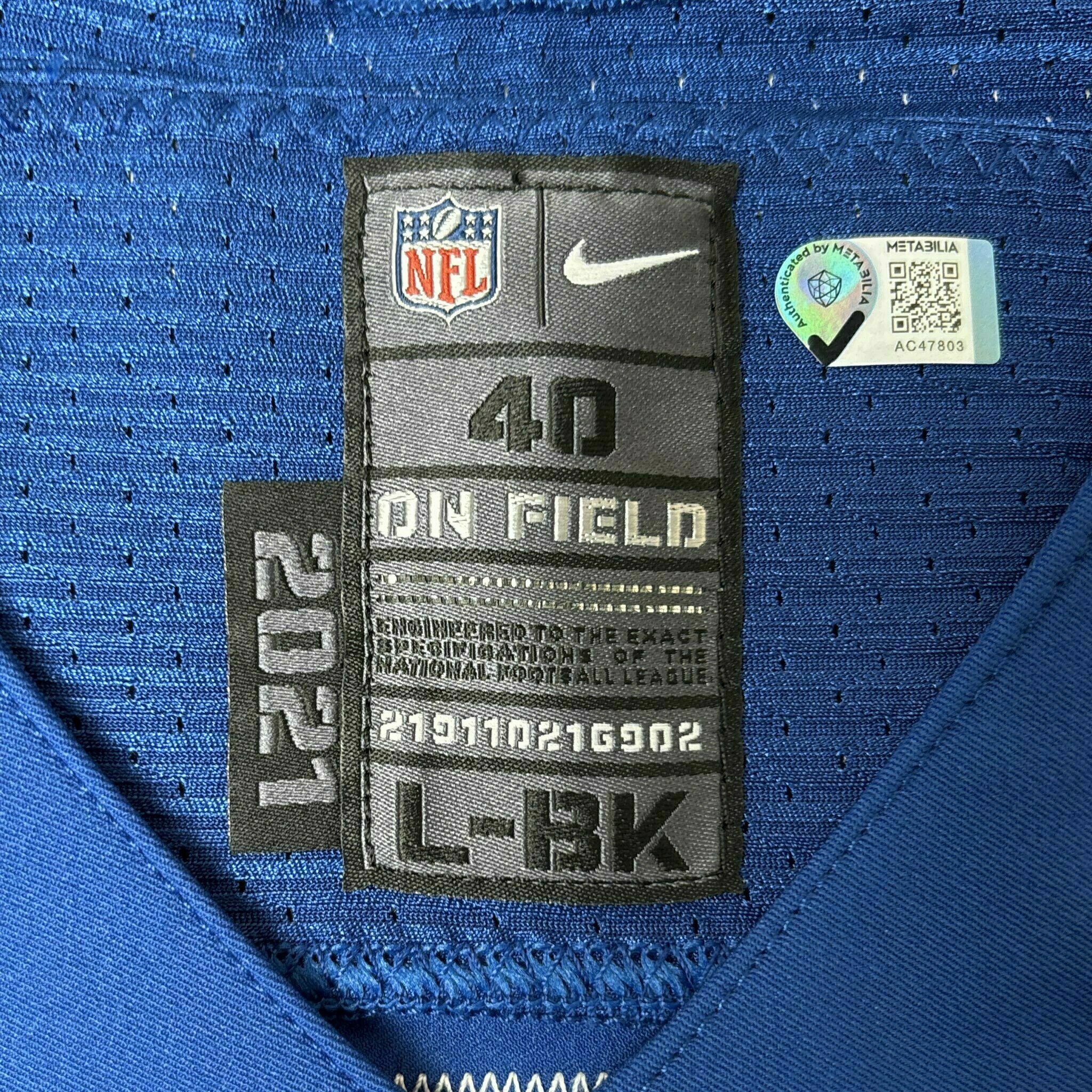 #17 Mike Strachan Team-Issued Blue Jersey