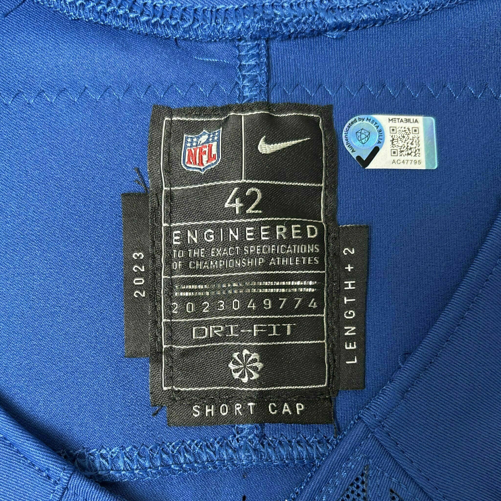 #50 Segun Olubi Team-Issued Blue Jersey