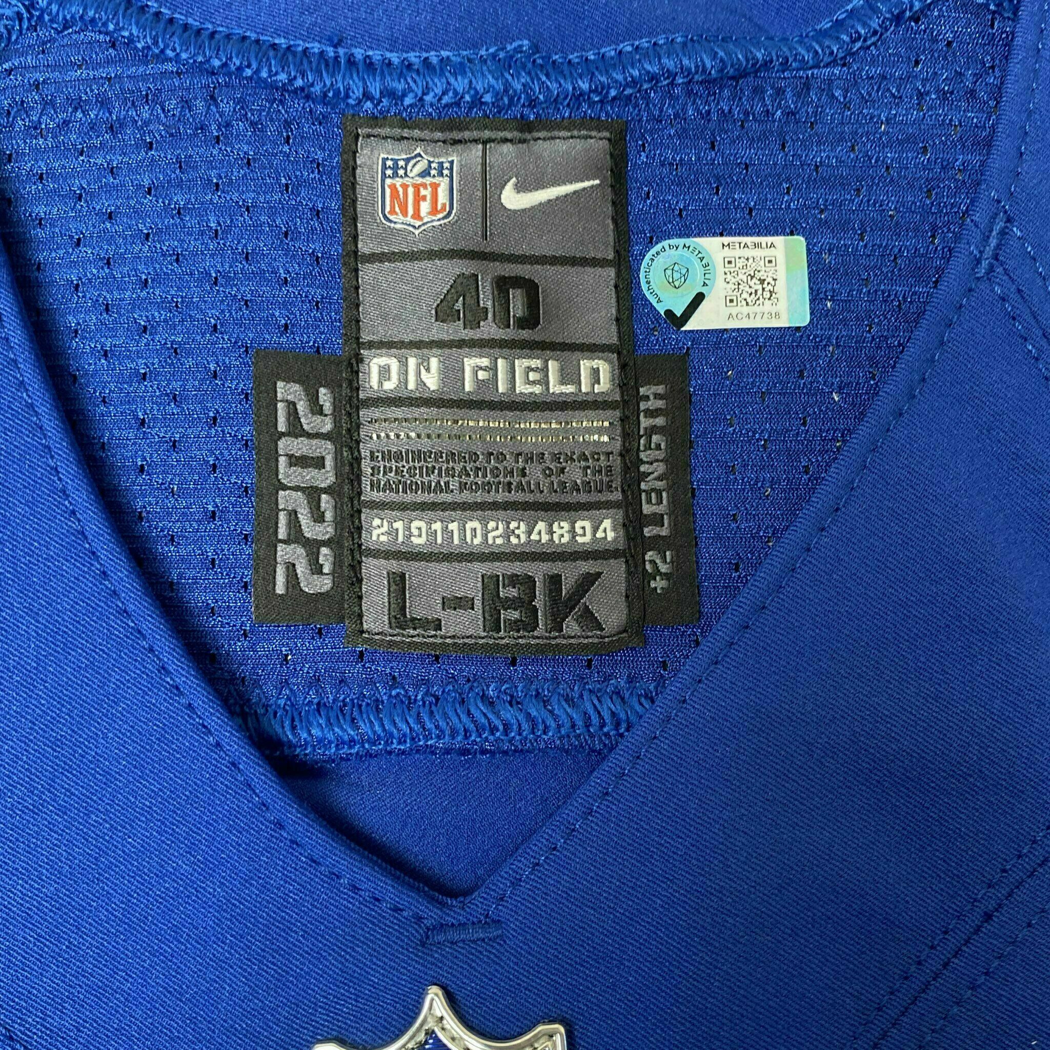 #42 Marcel Dabo Team-Issued Blue Jersey