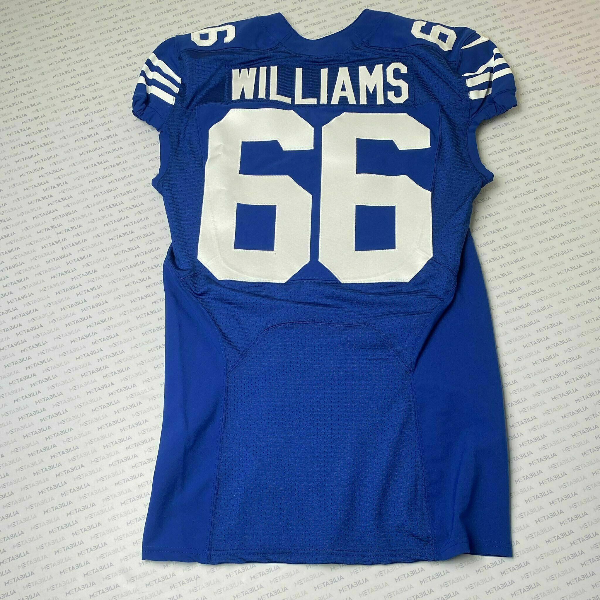 #66 Chris Williams Team-Issued Blue Jersey