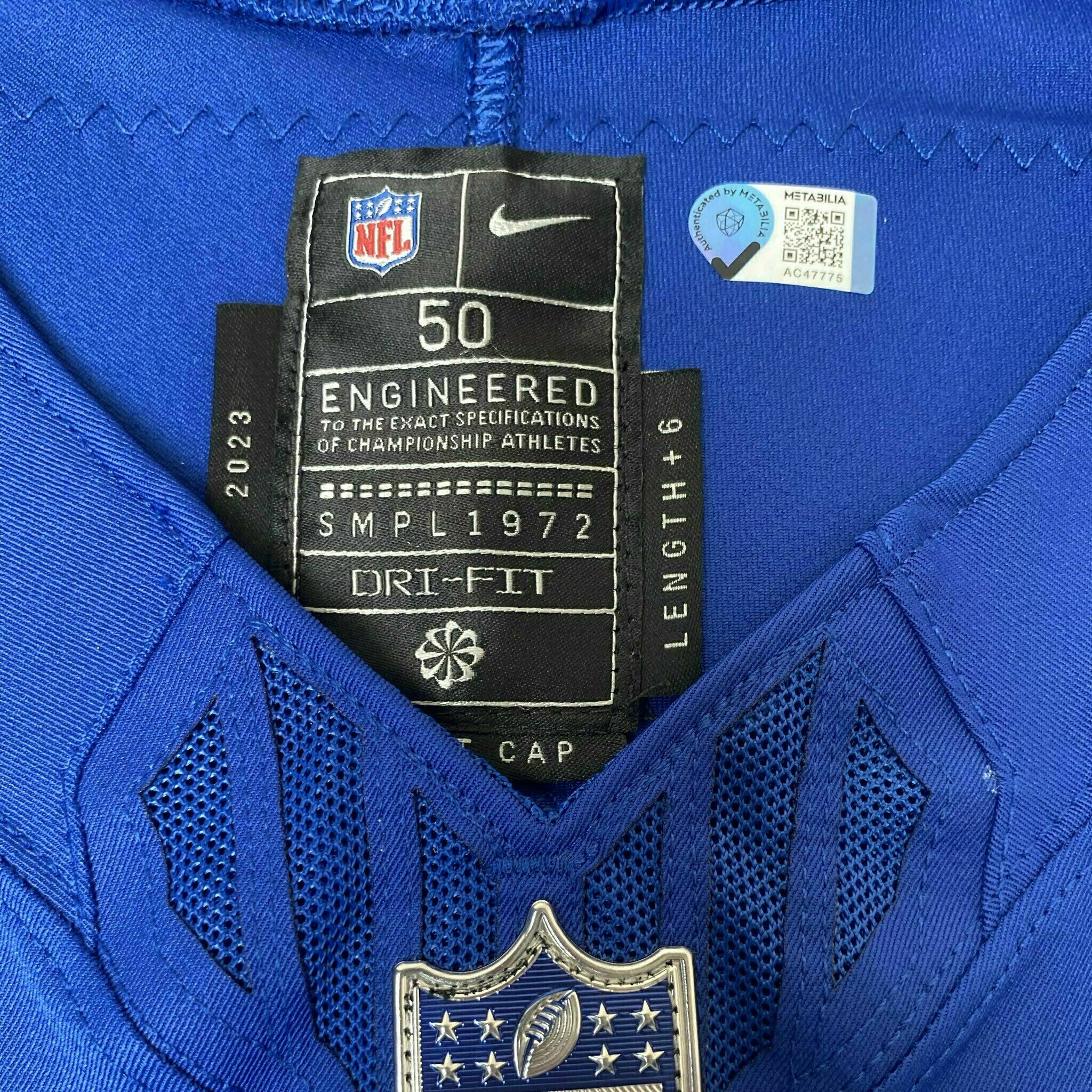 #65 Josh Sills Team-Issued Blue Jersey