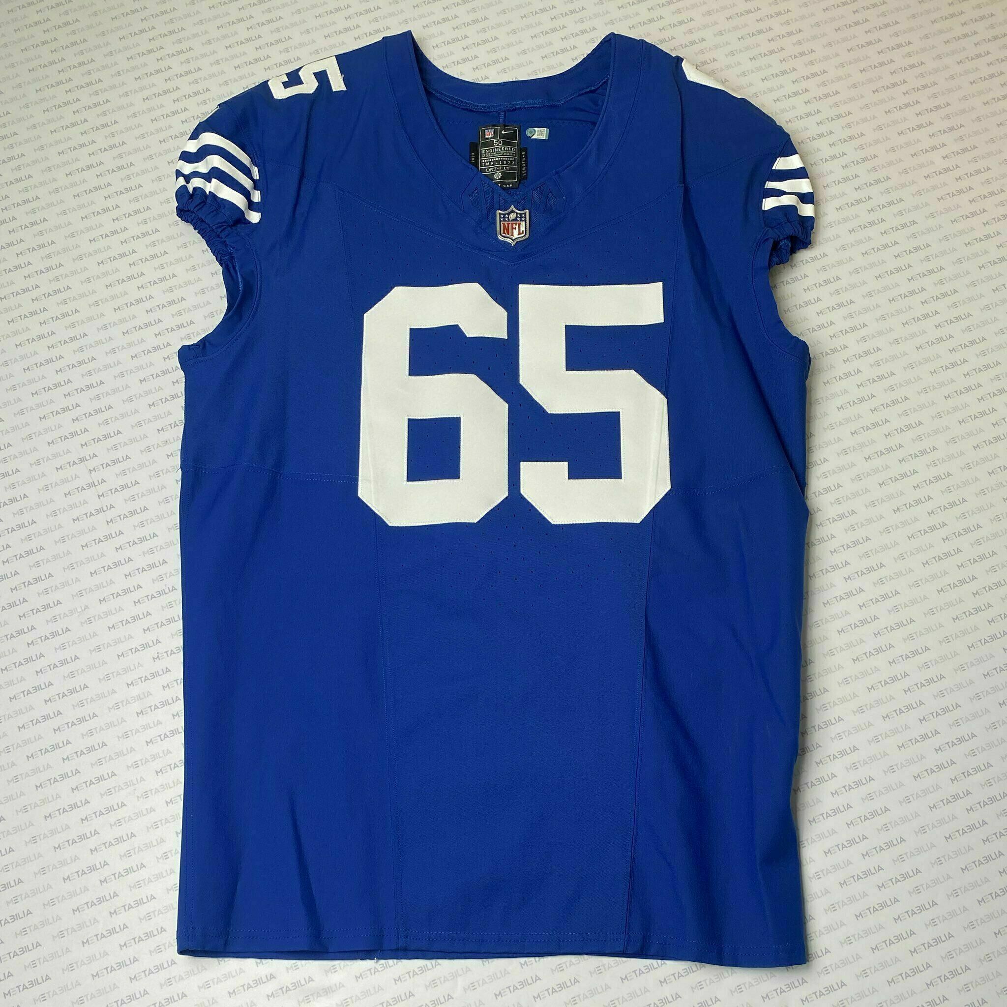 #65 Josh Sills Team-Issued Blue Jersey