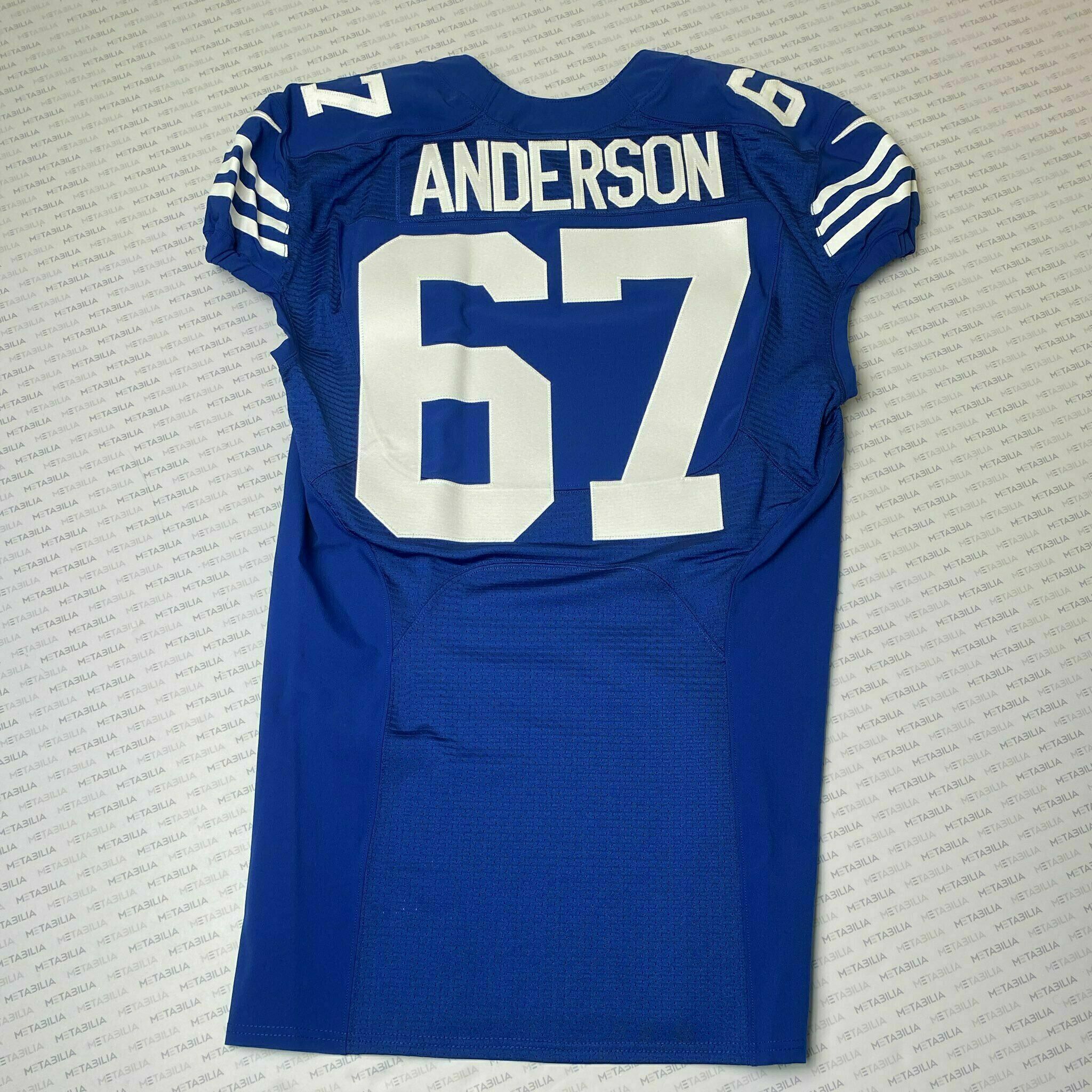 #67 Jack Anderson Team-Issued Blue Jersey