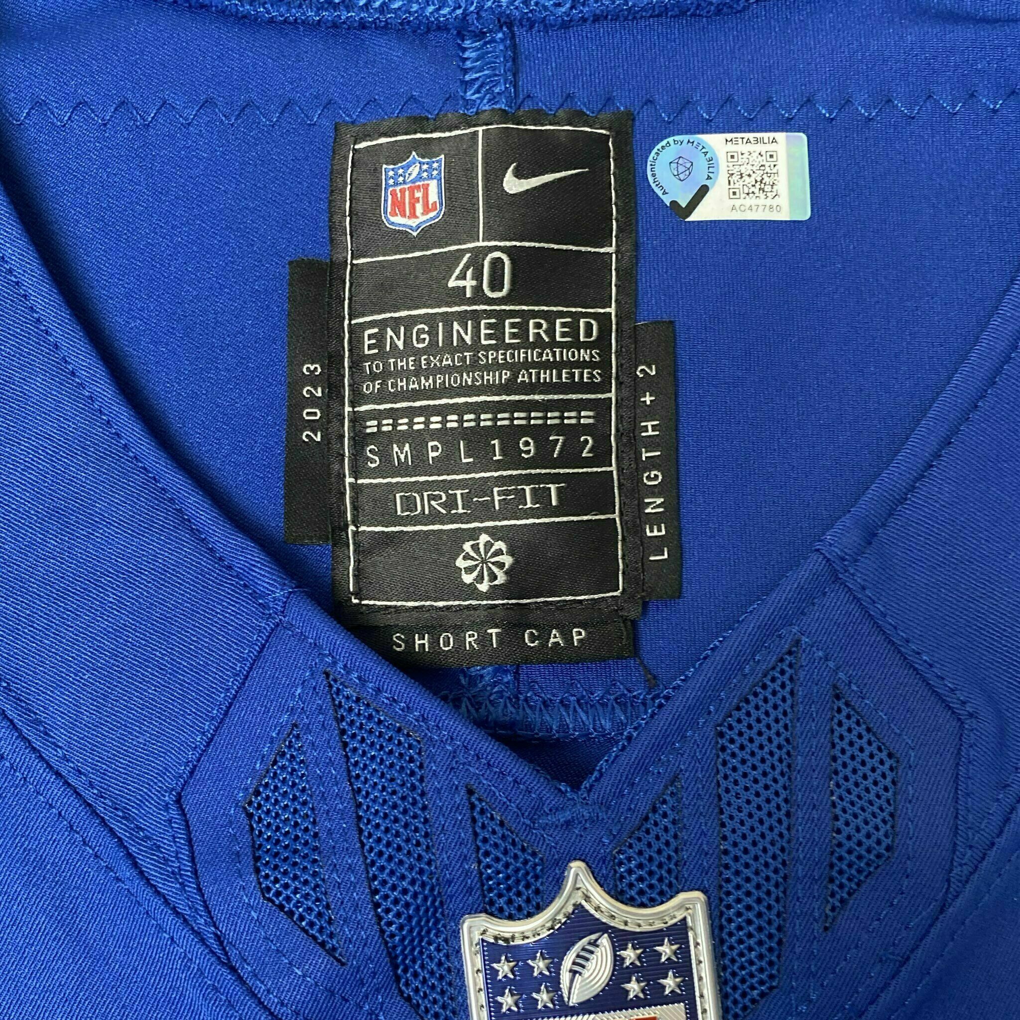 #27 Trey Sermon Team-Issued Blue Jersey