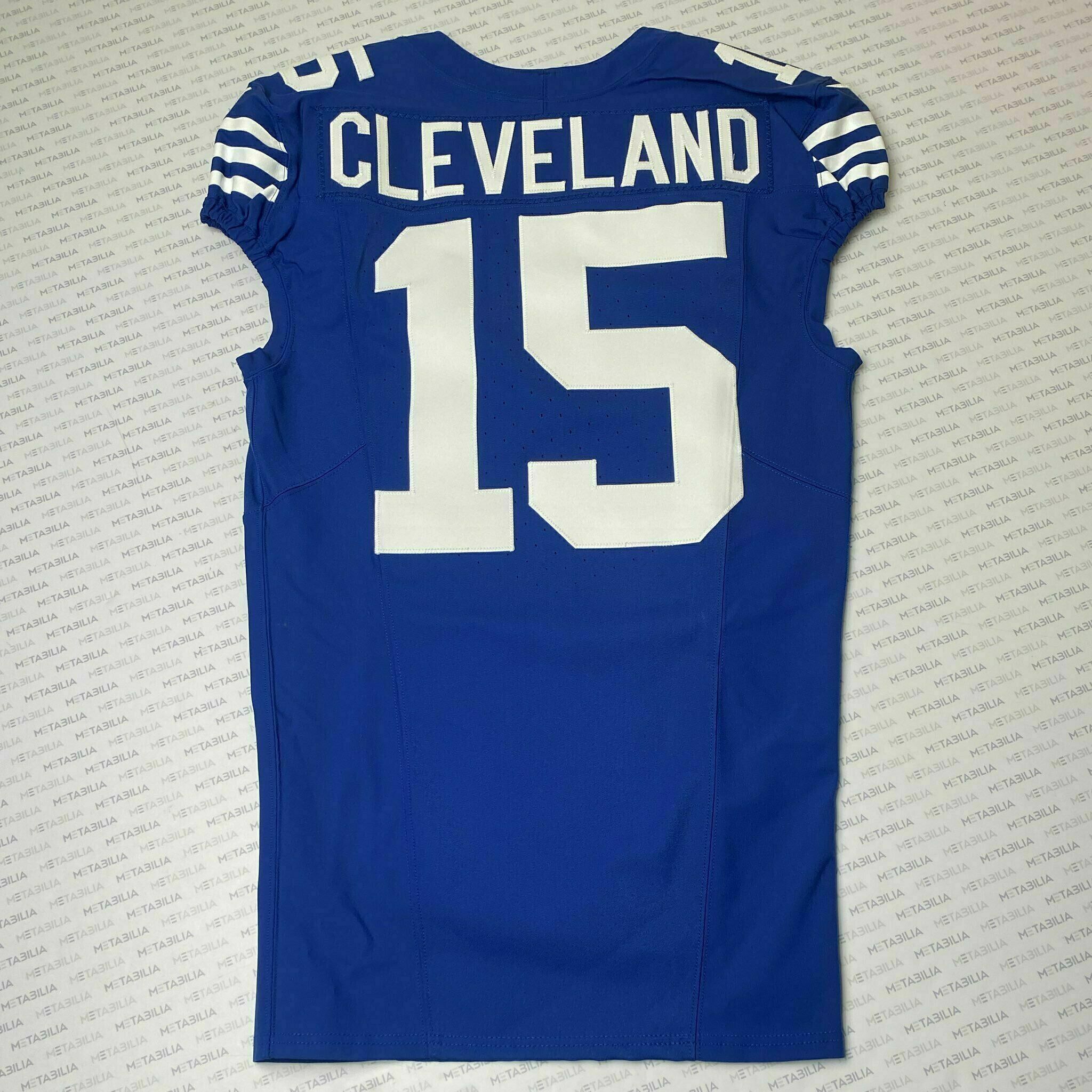 #15 Tyrie Cleveland Team-Issued Blue Jersey
