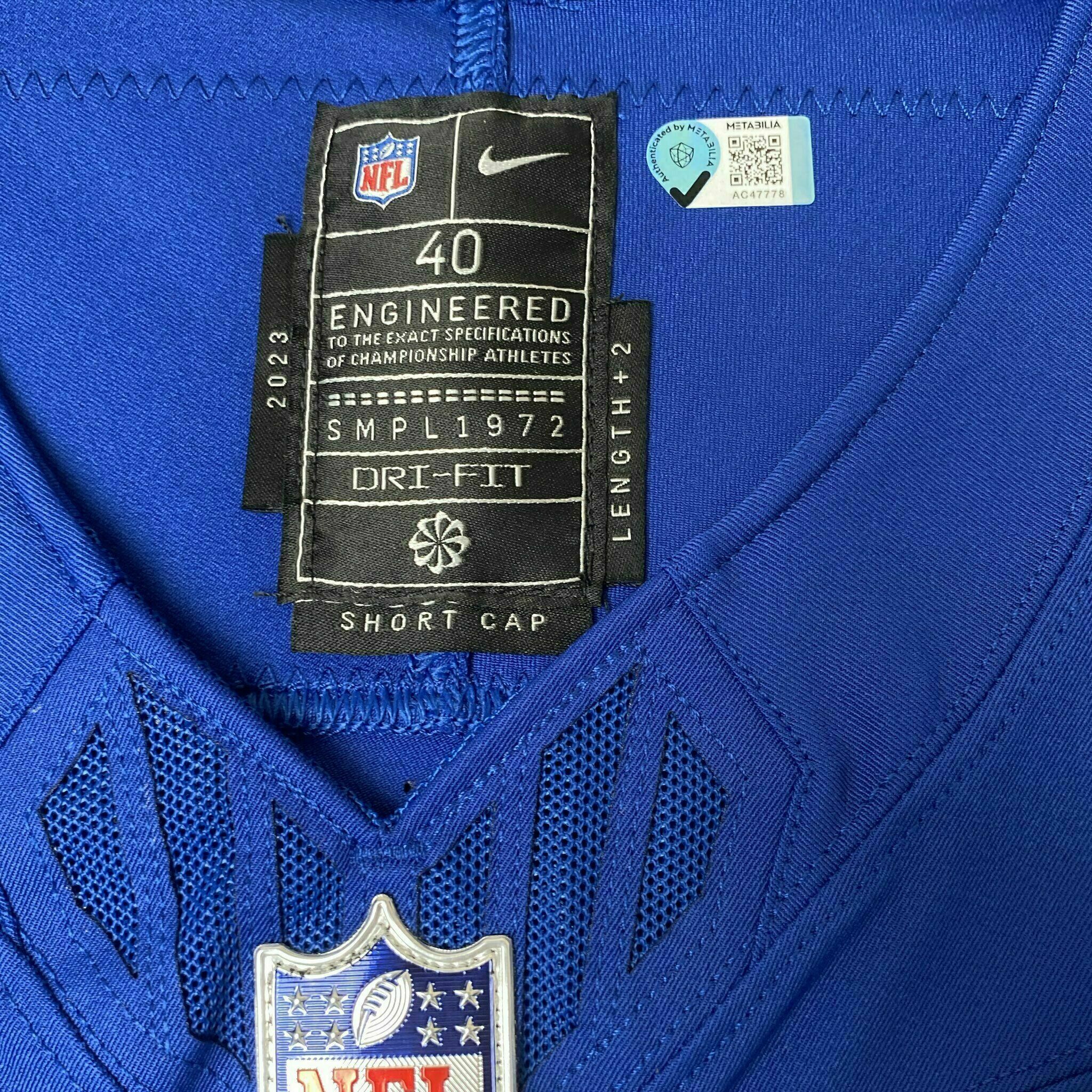 #39 Darrell Baker Team-Issued Blue Jersey