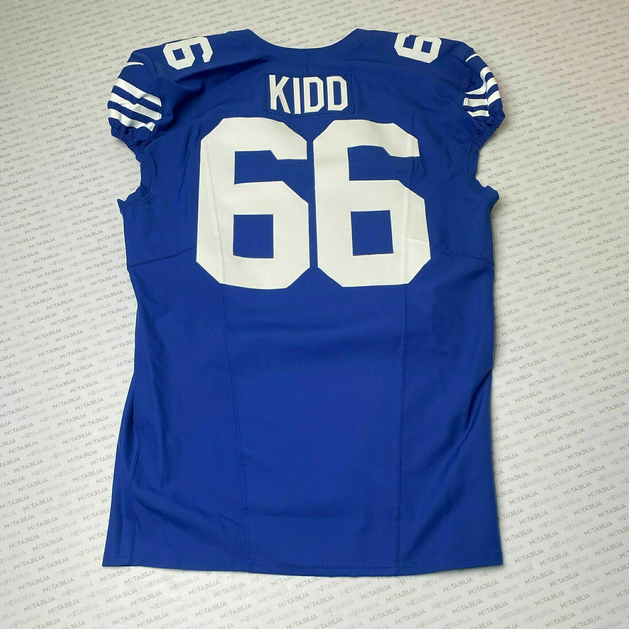 #66 Lewis Kidd Team-Issued Blue Jersey