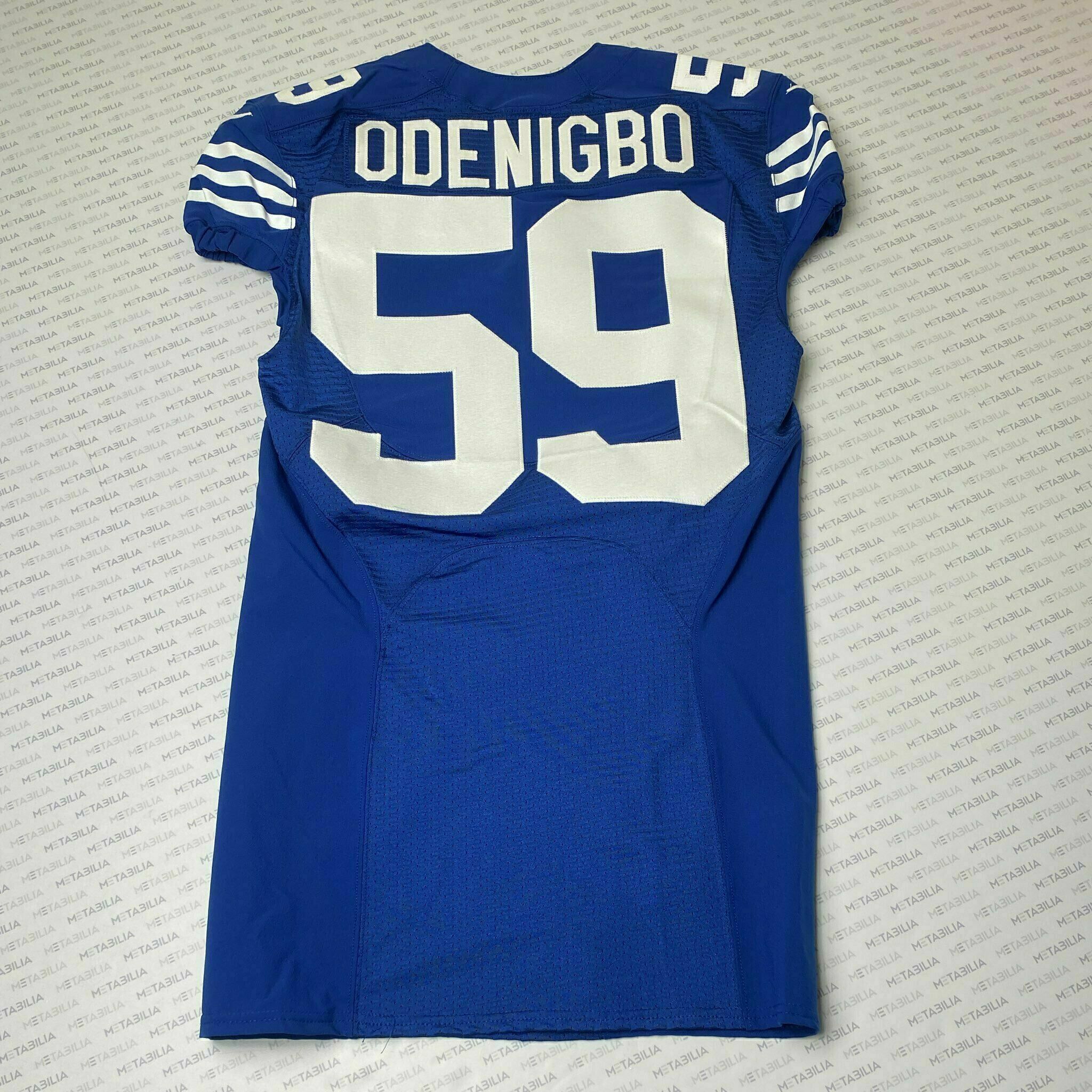 #59 Ifeadi Odenigbo Team-Issued Blue Jersey