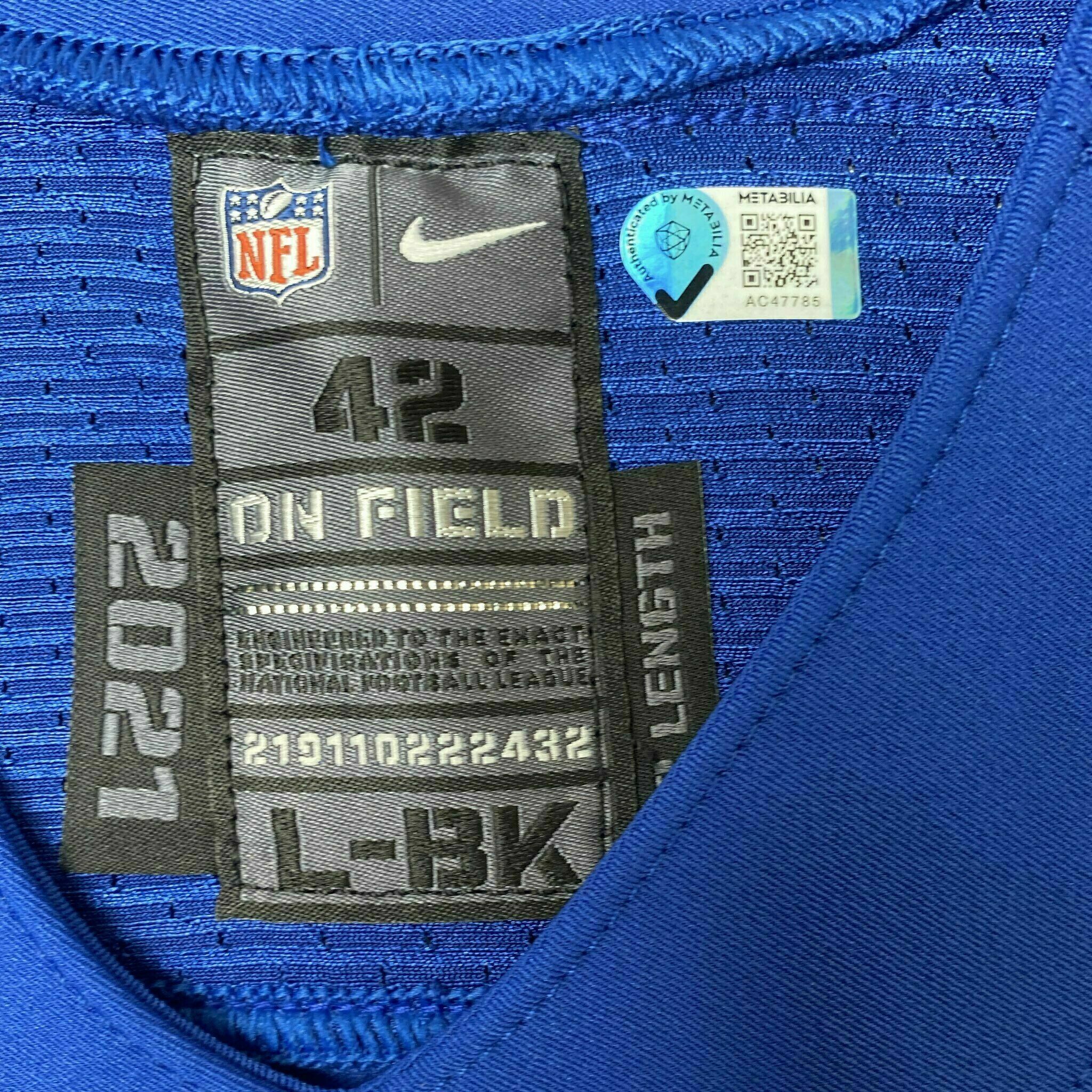 #57 JoJo Domann Team-Issued Blue Jersey