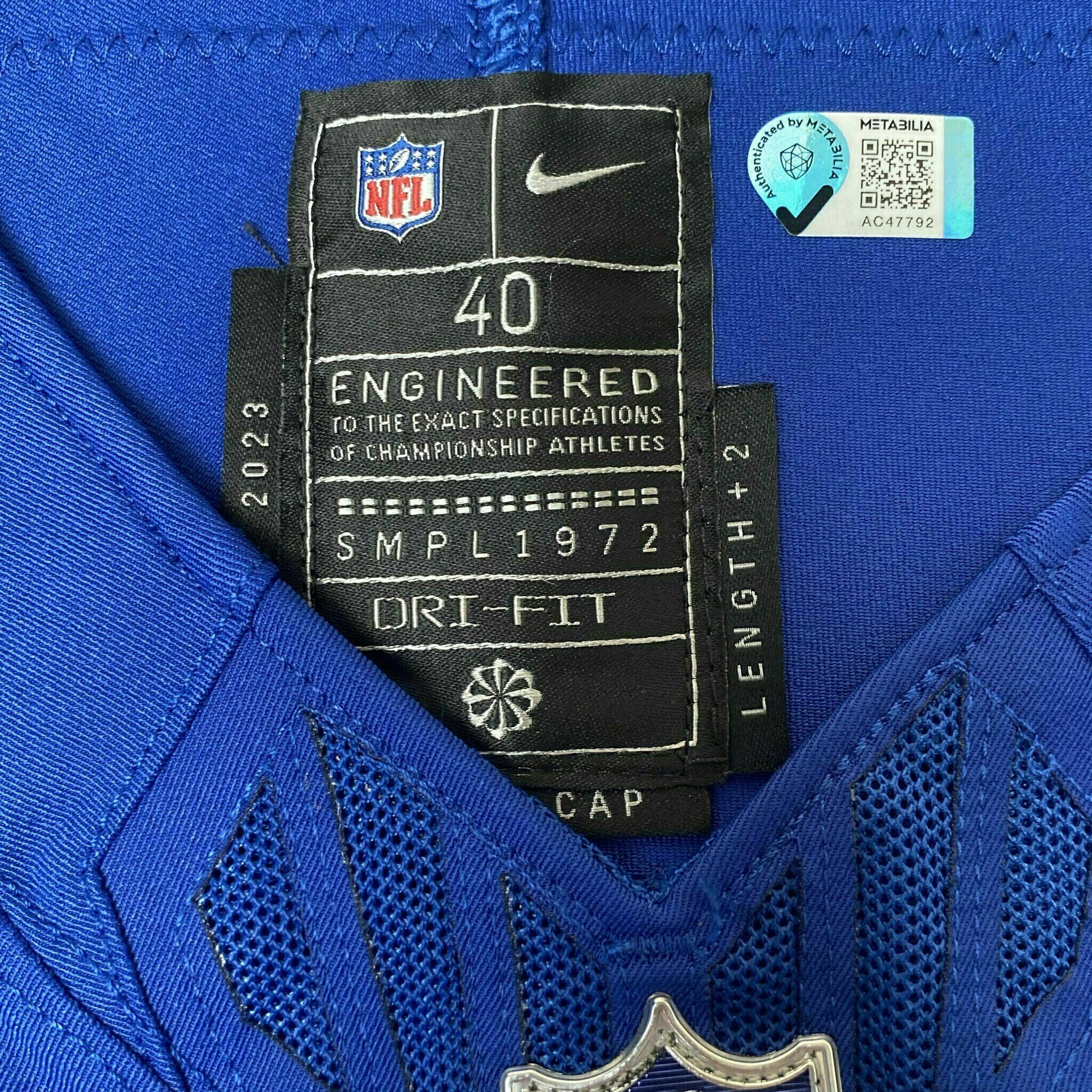 #43 Trevor Denbow Team-Issued Blue Jersey