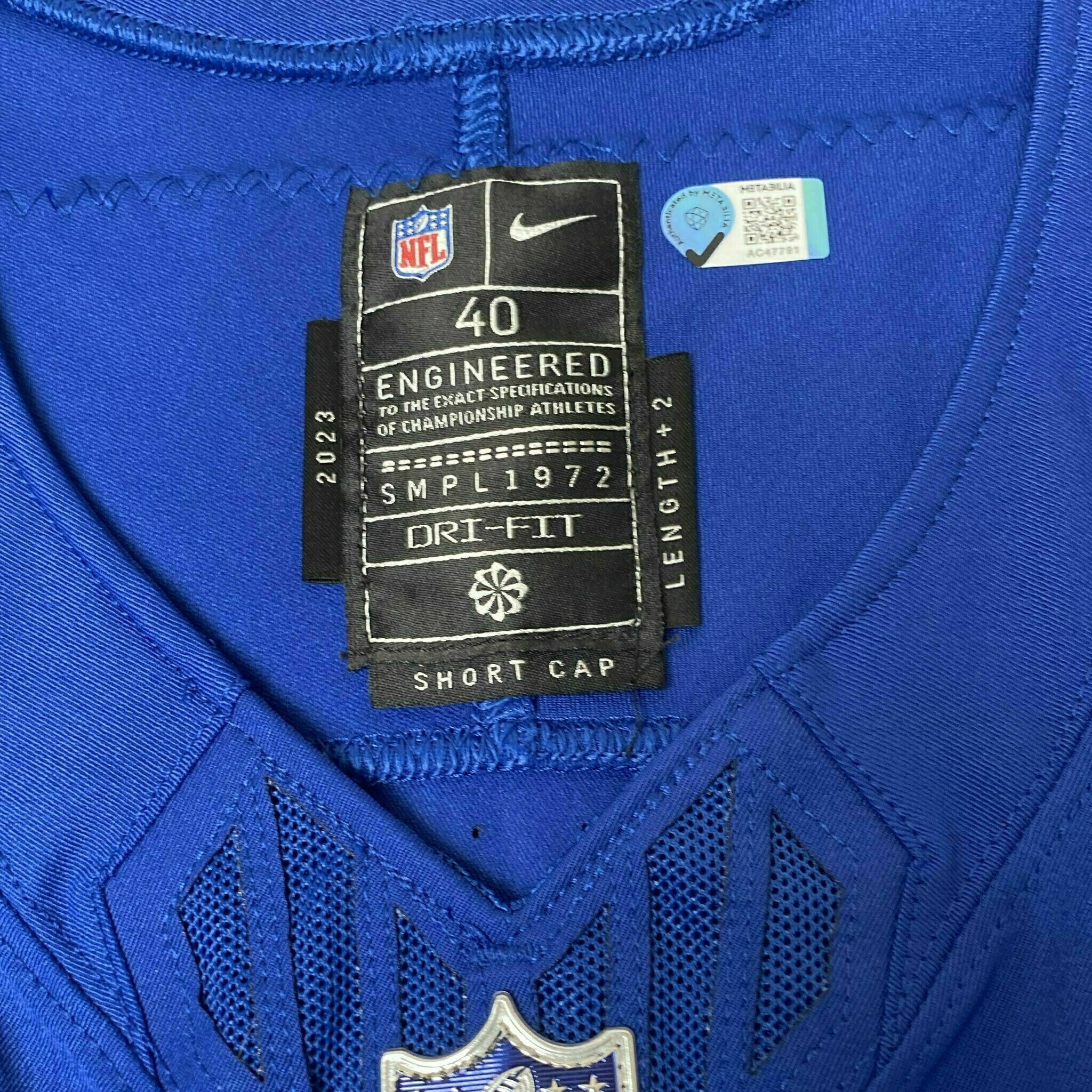 #42 Marcel Dabo Team-Issued Blue Jersey