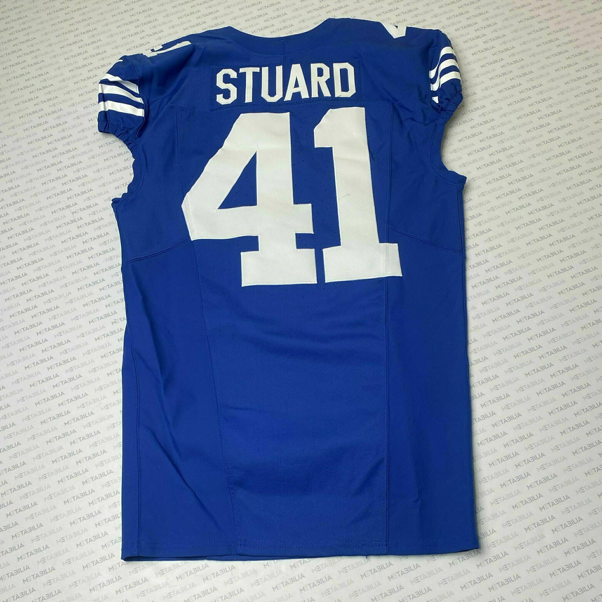 #41 Grant Stuard Team-Issued Blue Jersey