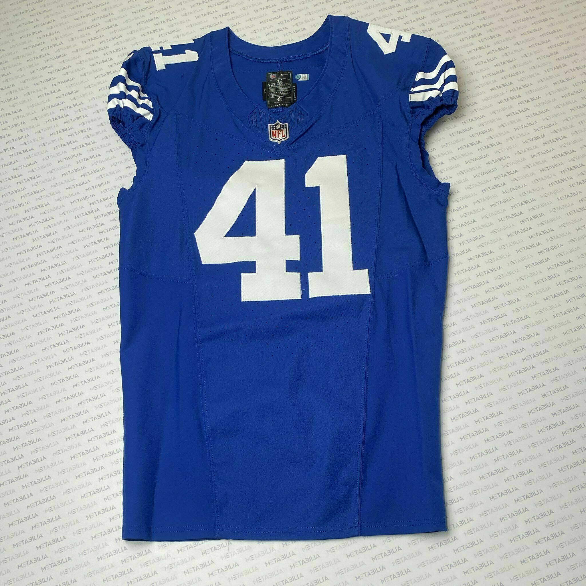 #41 Grant Stuard Team-Issued Blue Jersey